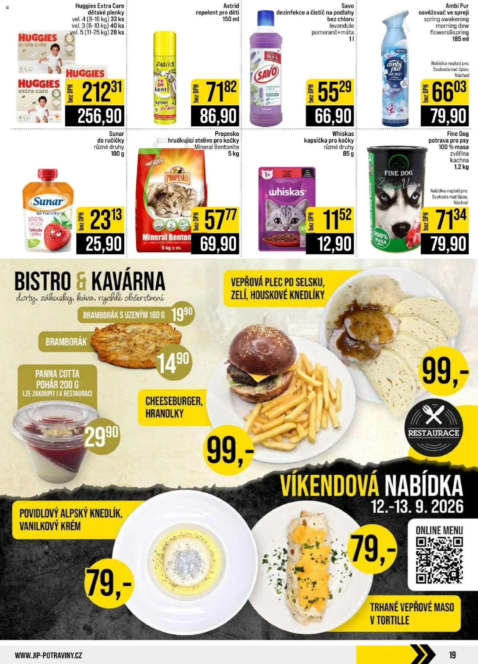 Jip leták - Cash & Carry od 09.09.2026 | Strana: 19 | Produkty: Whiskas, Propesko, Pohár, Vepřová plec