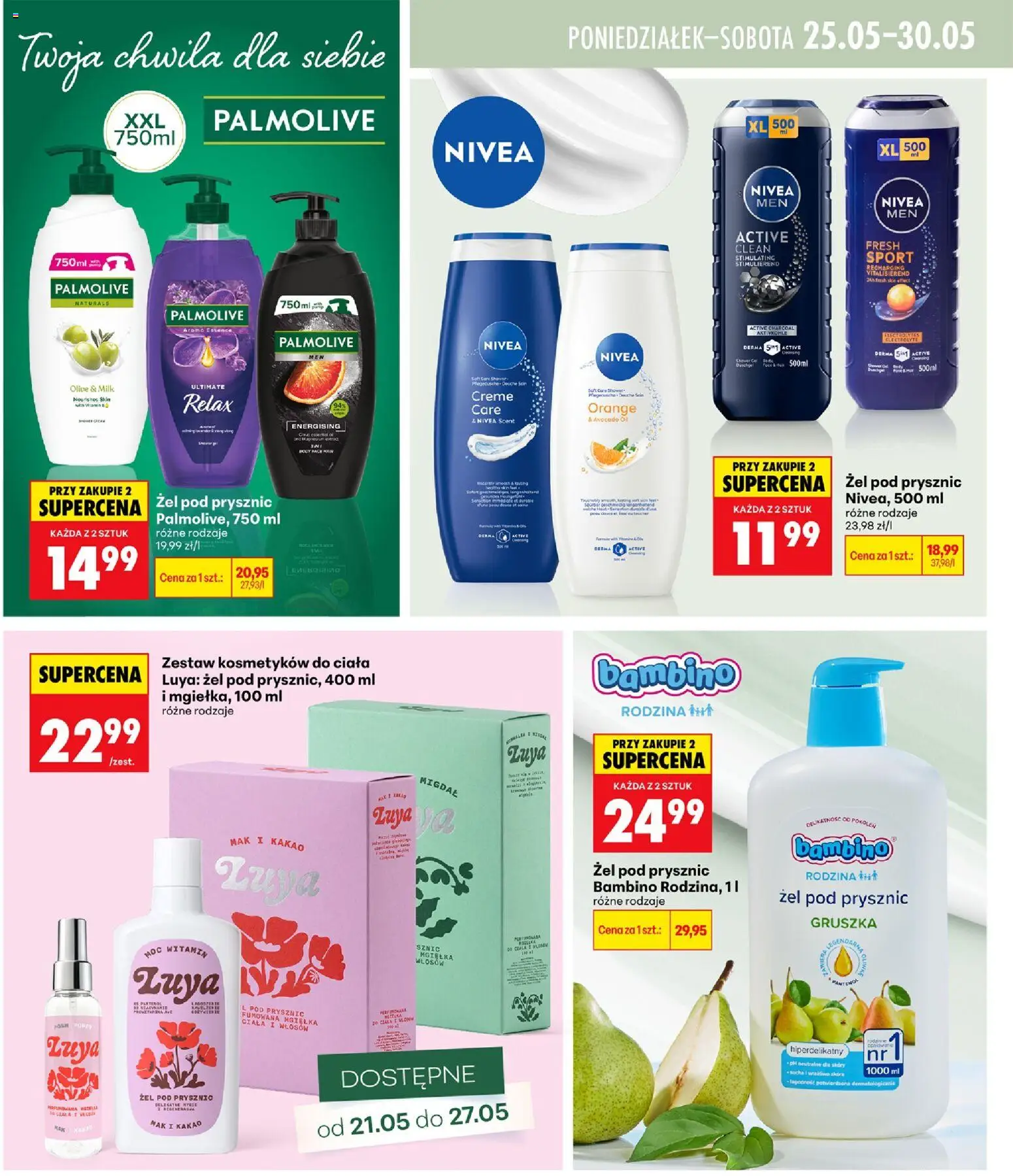Biedronka Polsko leták - Mamy piękne strony od 21.05.2026 | Strana: 29 | Produkty: Nivea, Essence, Kakao