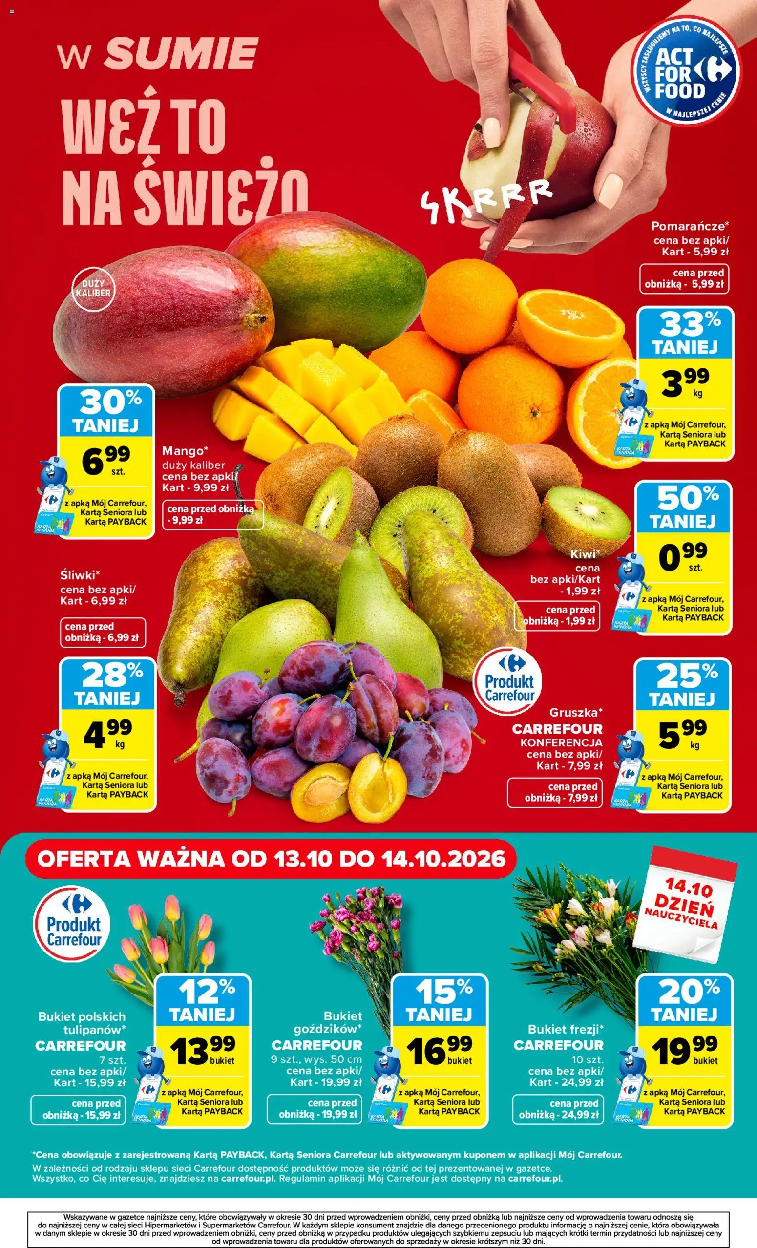 Carrefour gazetka - Weź to na świeżo od 12.10.2026 | Strona: 7 | Produkty: Karta