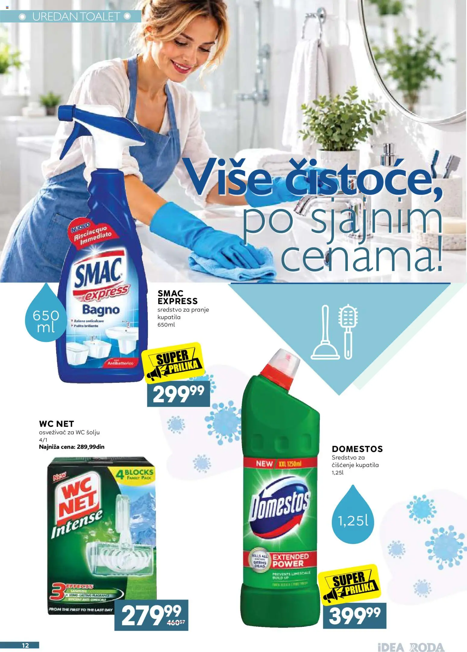 Idea katalog - važi od 26.10.2026 | Strana: 12 | Proizvode: Osveživač za wc šolju, Wc