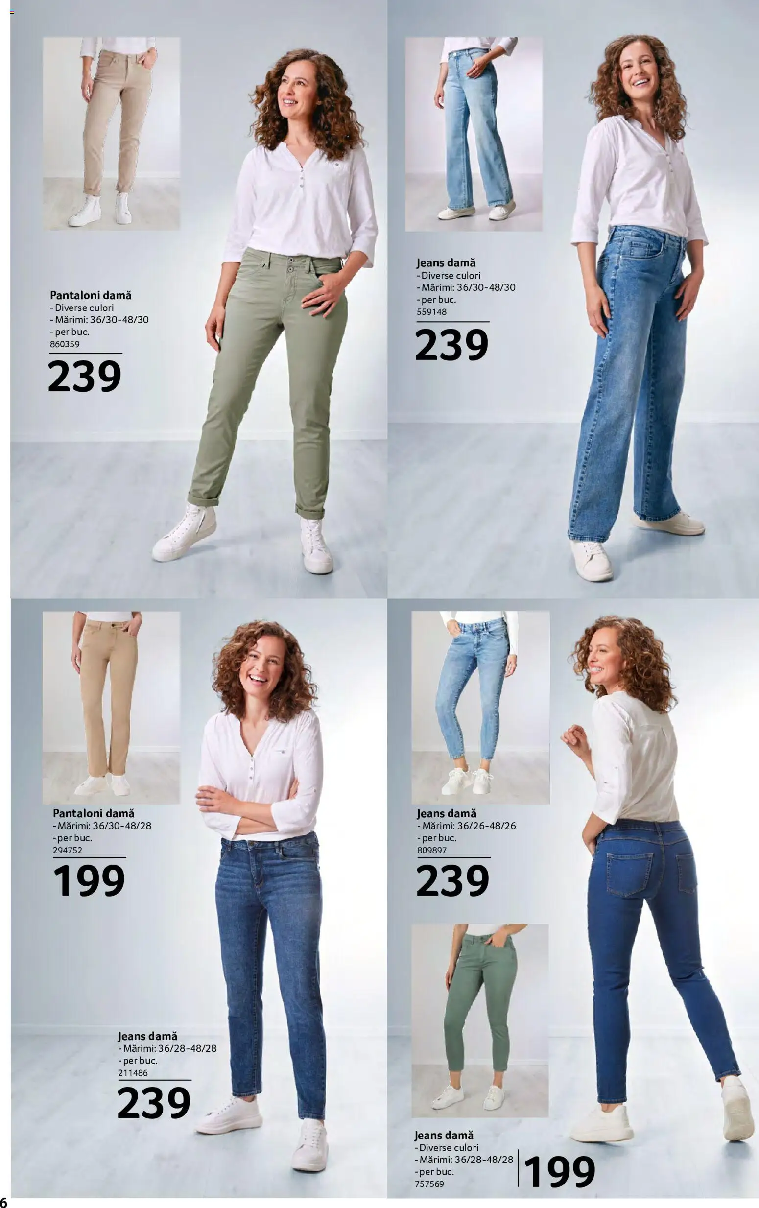 Noul catalog Selgros – valabil de la 15.05.2026 | Pagină: 6 | Produse: Pantaloni