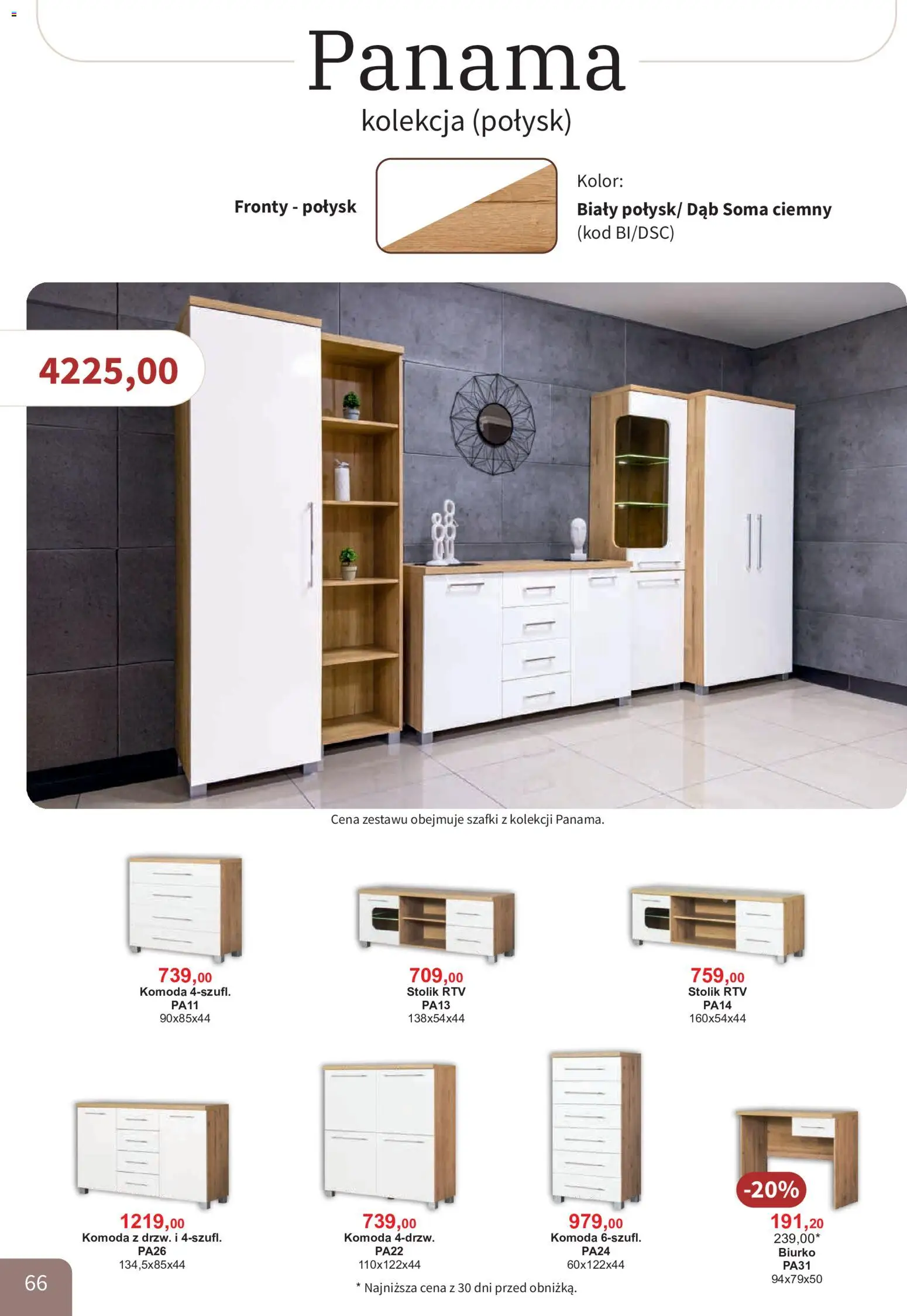 Bodzio Katalog od 01.08.2026 | Strona: 66 | Produkty: Komoda, Biurko
