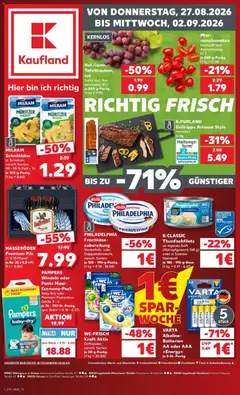 Kaufland Prospekt Ingolstadt ab 27.08.2026 gültig