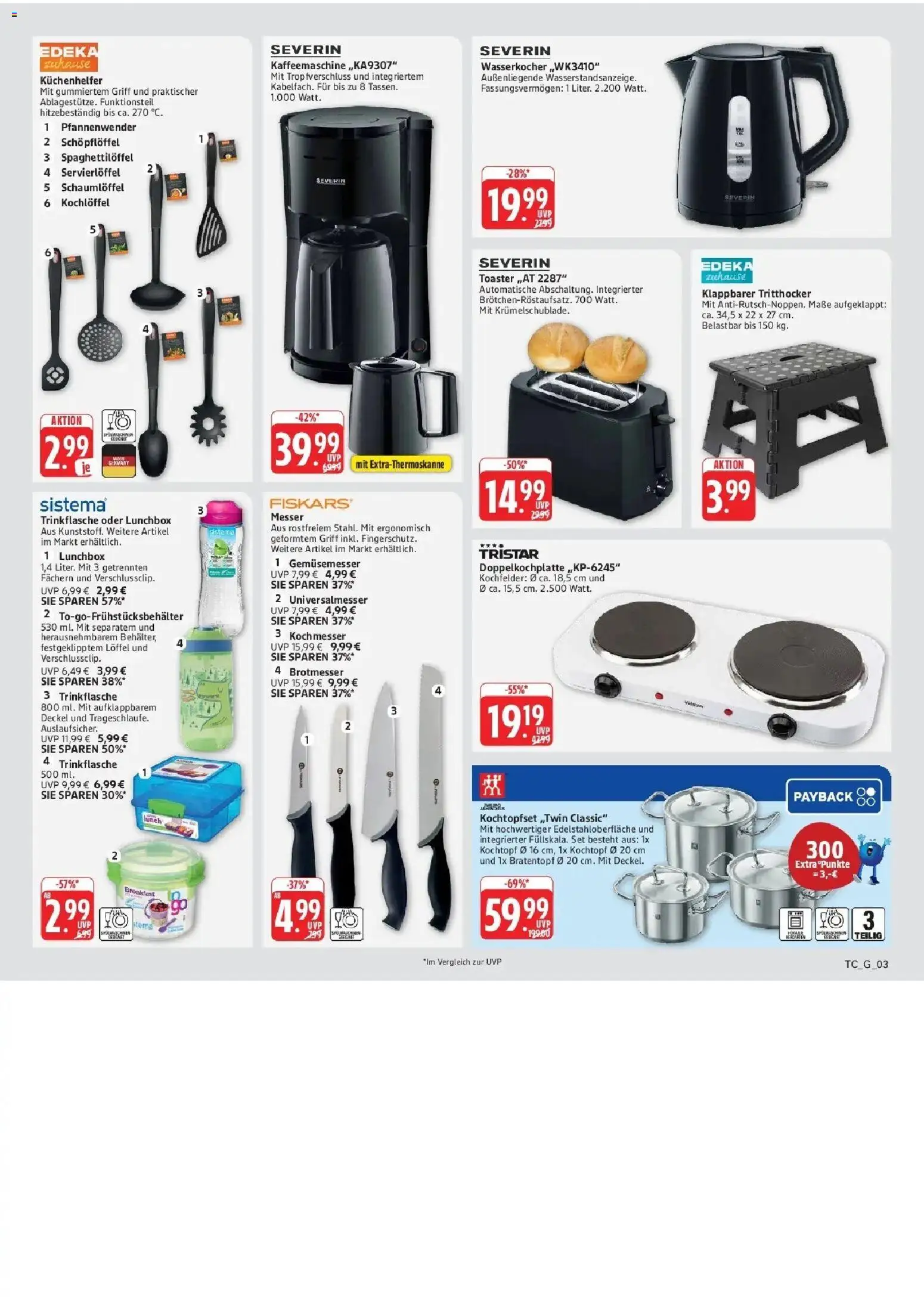 Edeka Prospekt Mainz-Weisenau – gültig ab 24.08.2026 | Seite: 68 | Produkte: Kaffeemaschine, Wasserkocher, Toaster