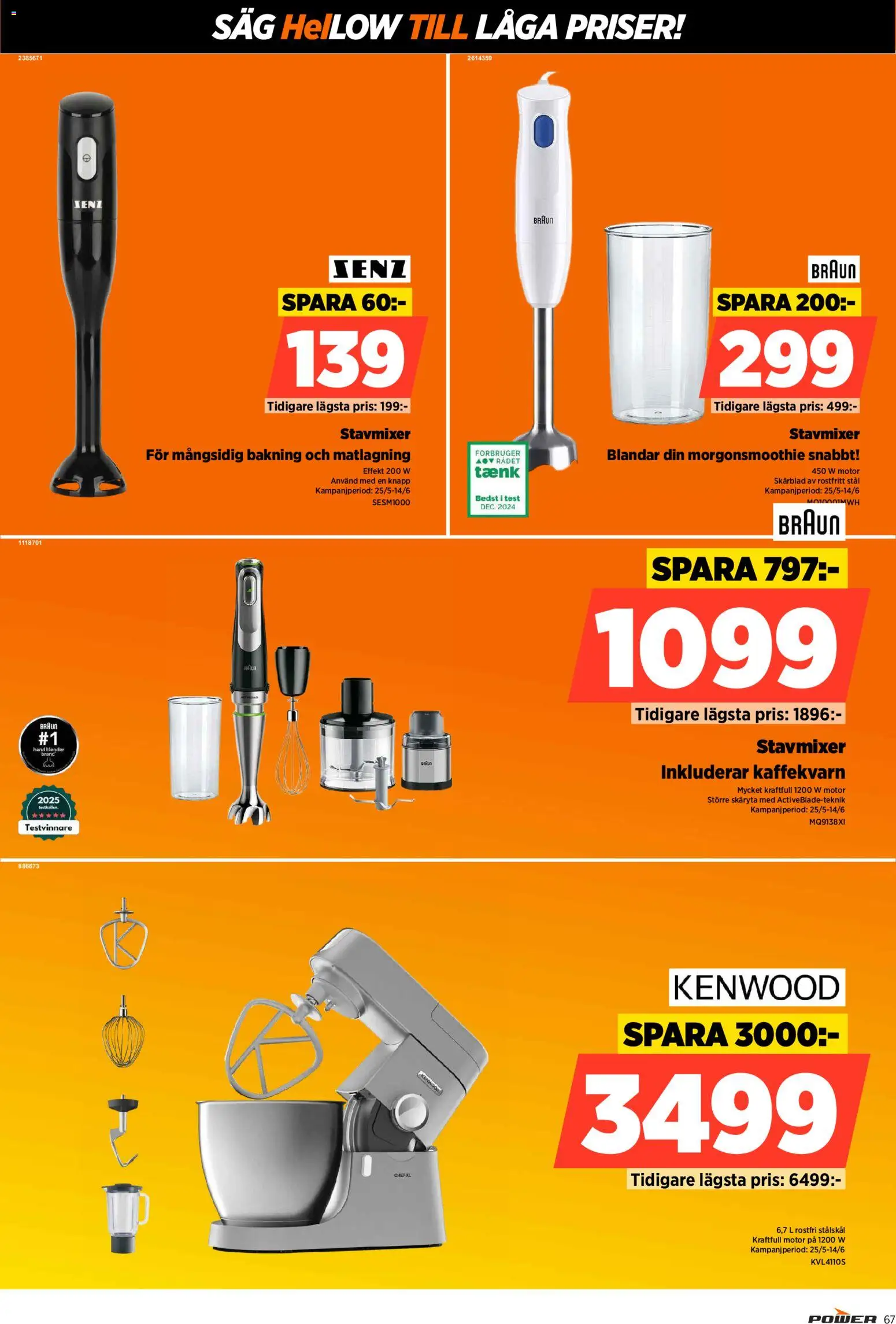 Power reklamblad aktuell från 25.05.2026 | Sida: 67