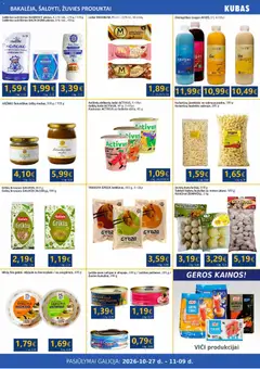 Kubas leidinys galioja nuo 2026.10.27 | Puslapis: 4 | Prekių: Ledai, Košė, Paštetas, Surimi