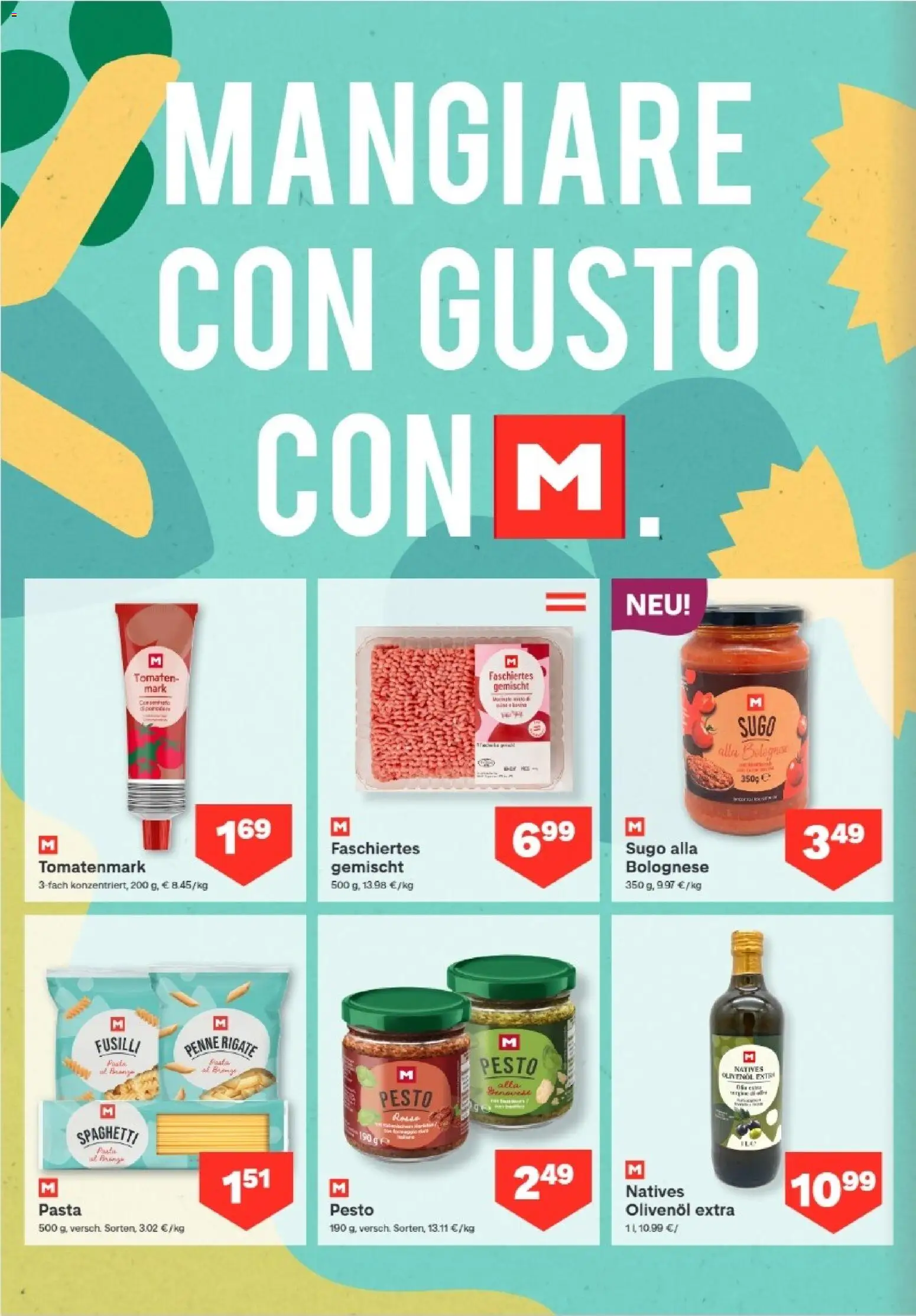 MPREIS Lenzing gültig ab 23.07.2026 | Seite: 8 | Produkte: Pasta, Hajdina liszt, Tomaten