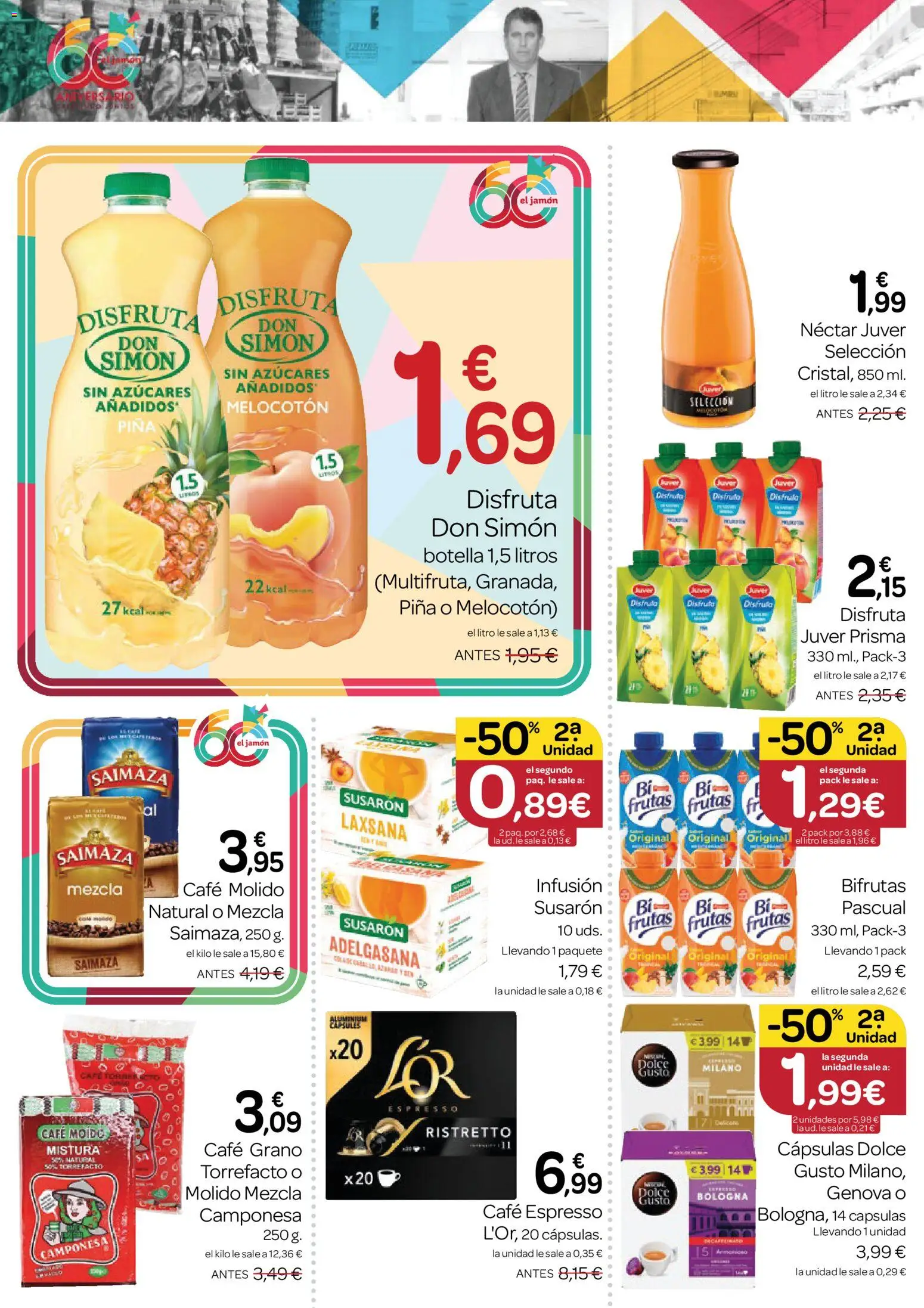 Supermercados El Jamón folleto │ válido desde el 24/09/2026 | Página: 12 | Productos: Café, Café molido, Piña, Néctar