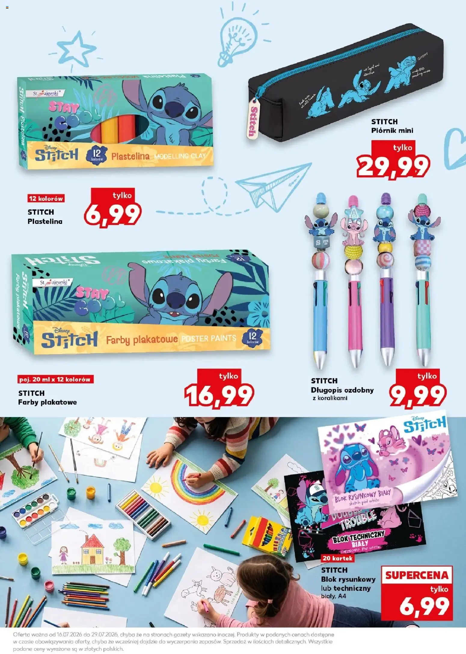 Kaufland gazetka - Katalog artykułów szkolnych od 16.07.2026 | Strona: 19 | Produkty: Plastelina, Gazety, Piórnik