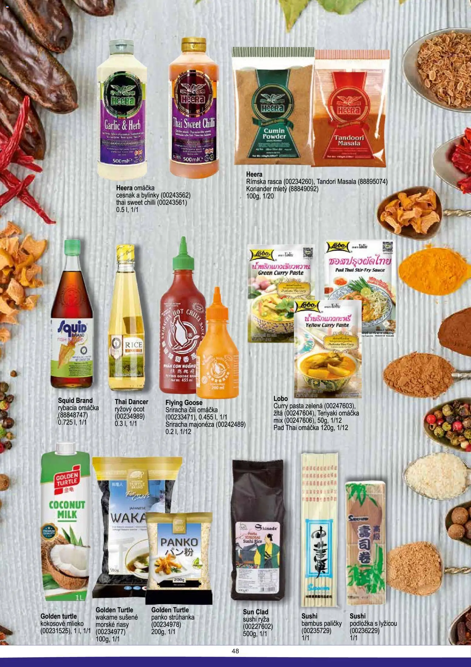 Nové KON - RAD akcie – leták je platný od 13.06.2026 | Strana: 48 | Produkty: Mlieko, Chilli, Omáčka, Ocot