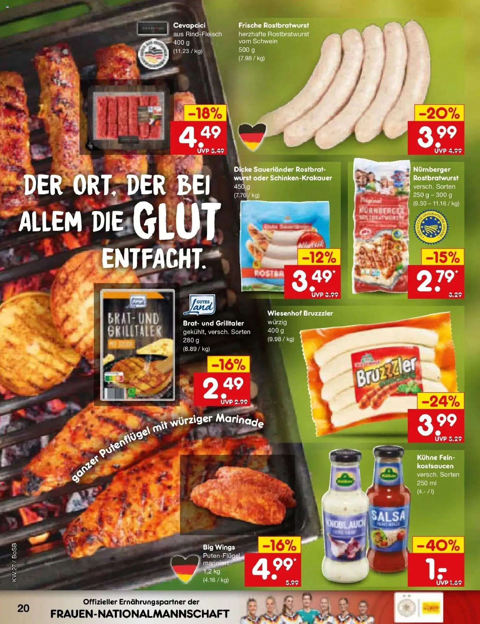 Netto Marken-Discount Prospekt Stadtlohn – gültig ab 29.06.2026 | Seite: 30 | Produkte: Cevapcici, Wurst, Knoblauch, Rindfleisch
