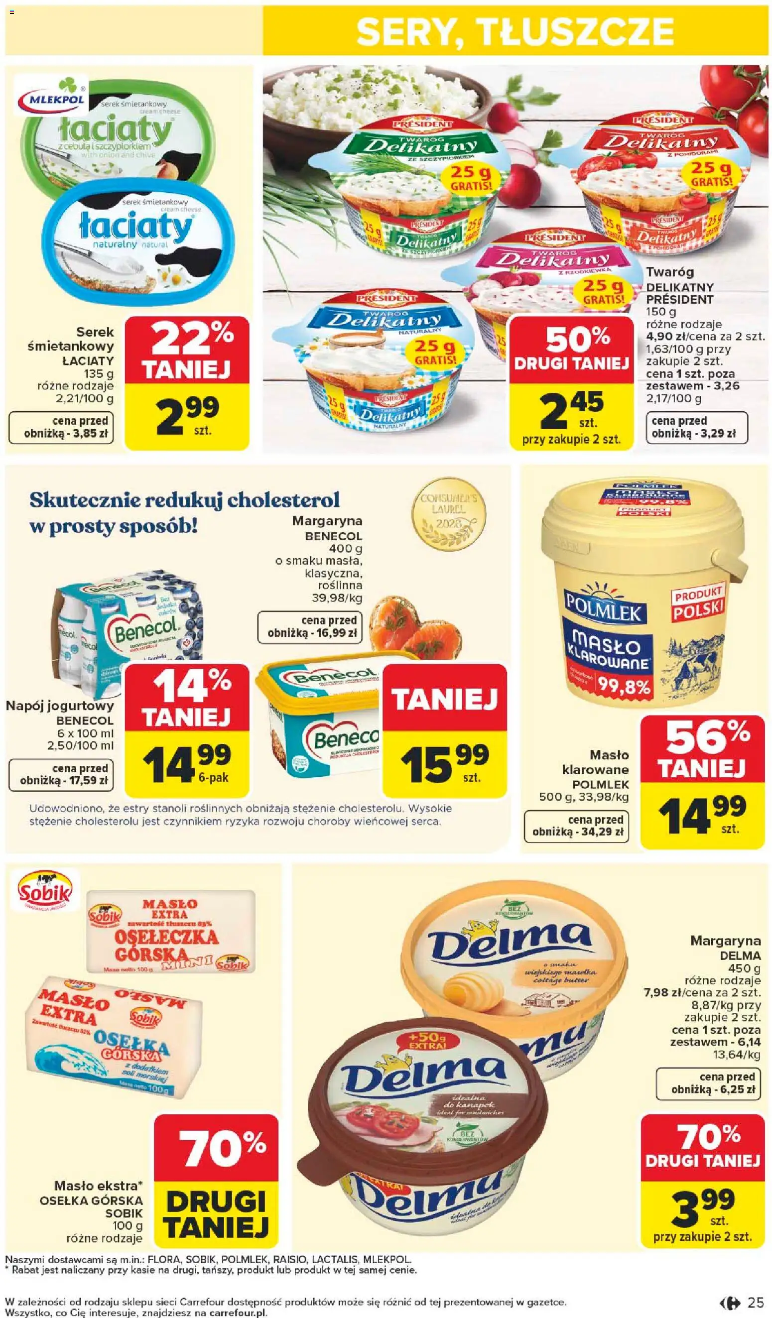 Carrefour gazetka od 25.05.2026 | Strona: 27 | Produkty: Osełka, Cream cheese, Serek, Twaróg
