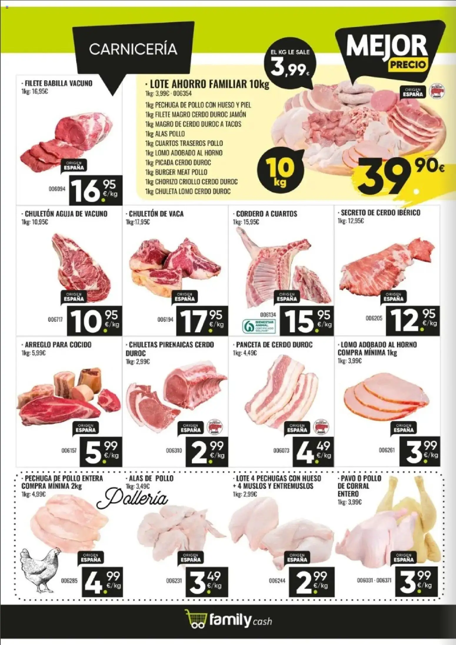 Family Cash folleto │ válido desde el 07/09/2026 | Página: 2 | Productos: Panceta, Tacos, Filete, Pavo
