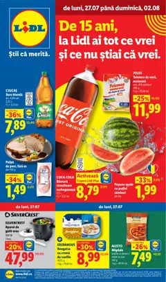 Ofertele Lidl valabile de la 27.07.2026