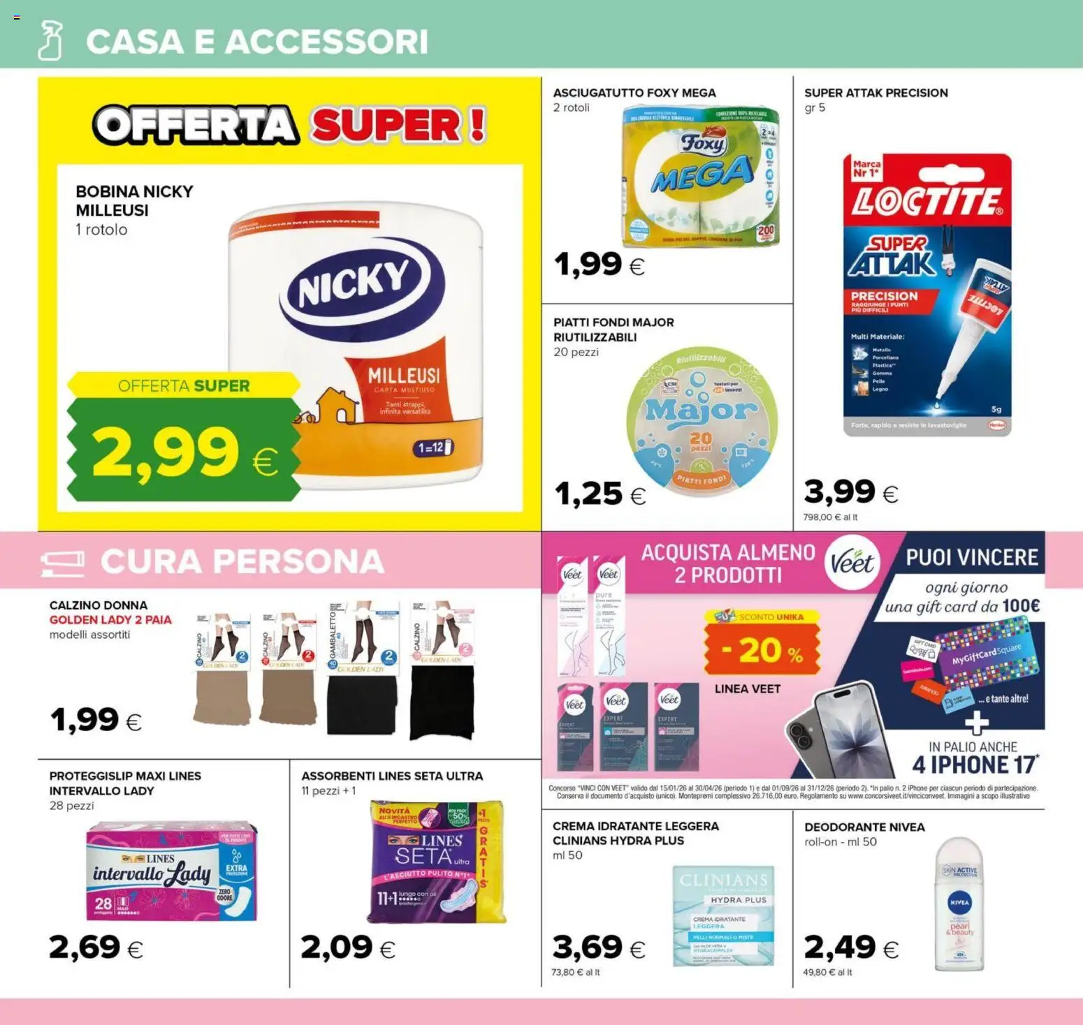 Volantino Tigre del 14/09/2026 | Pagina: 22 | Prodotti: Crema, Iphone, Piatti, Lavastoviglie