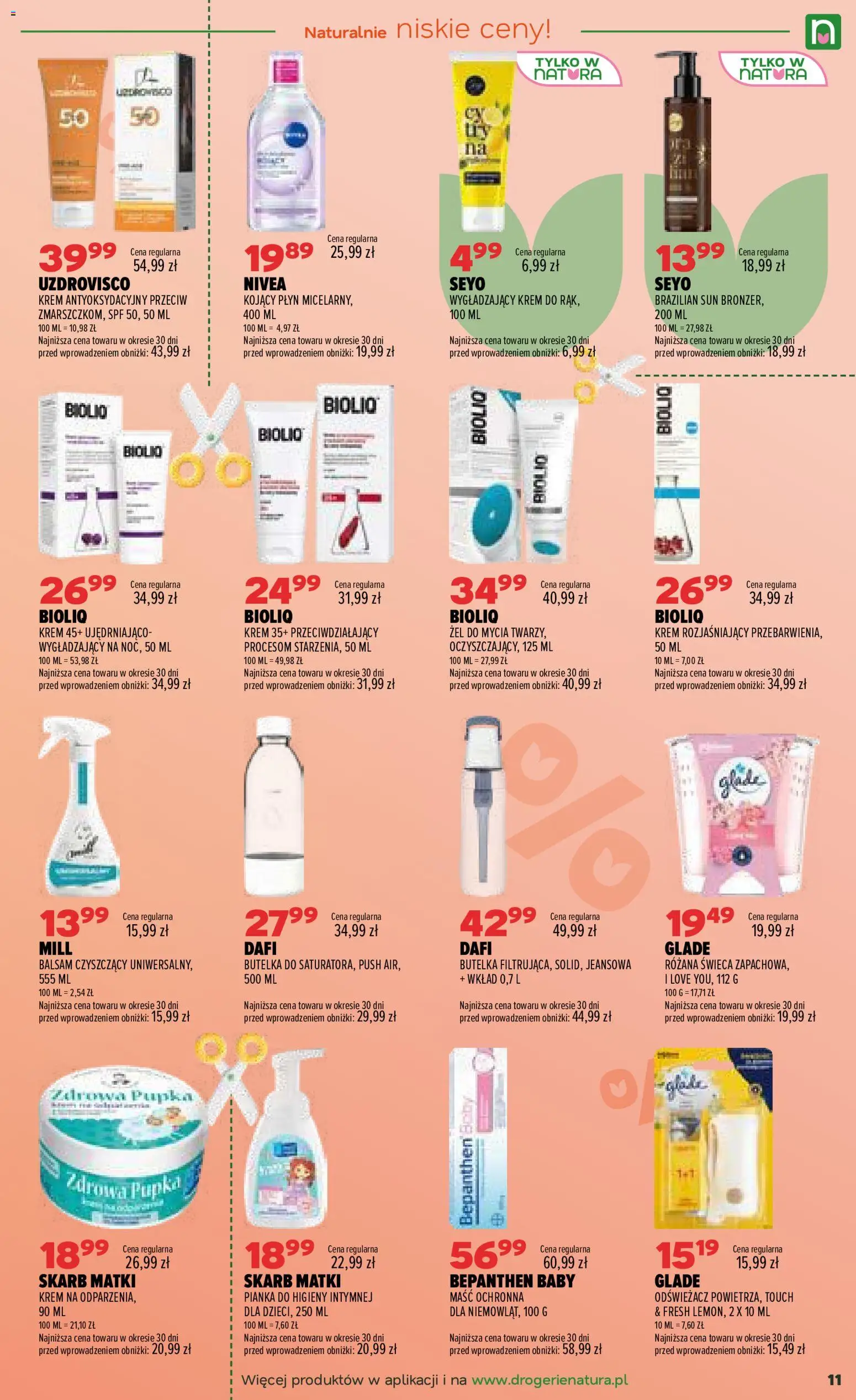 Drogerie Natura gazetka od 22.09.2026 | Strona: 11 | Produkty: Odświeżacz, Świeca, Krem