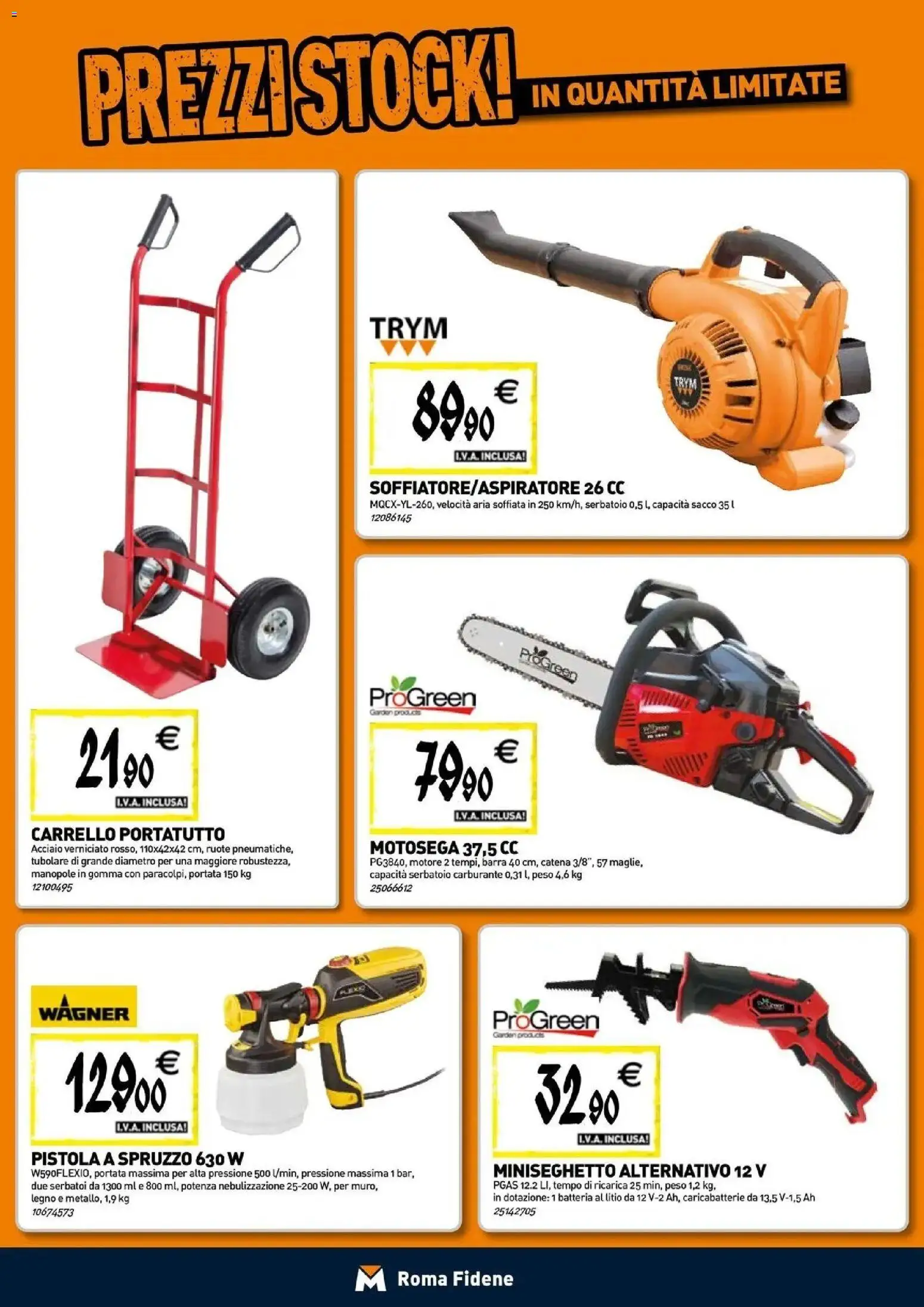 Nuovo TECNOMAT catalogo Roma dal 24/09/2026 > offerte anteprima 🛍️ | Pagina: 20 | Prodotti: Carrello, Motosega, Batteria, Caricabatterie