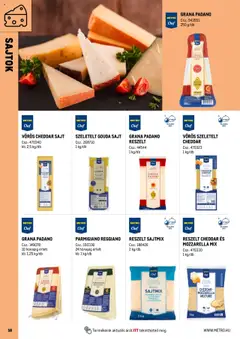 SZELETELT GOUDA SAJT, 1 kg/db - amely érvényes a következő dátumtól: 2025.06.01. | Oldal: 10