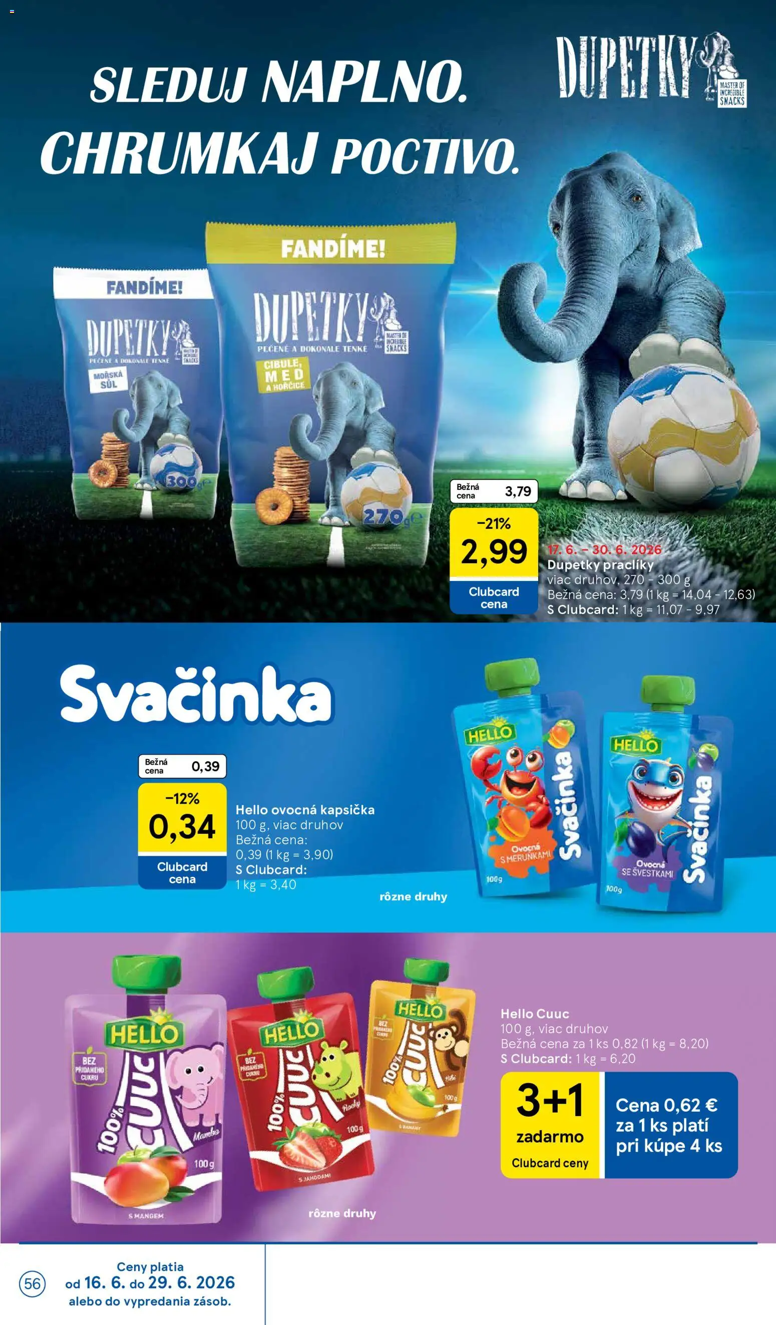 Nové Tesco akcie – leták je platný od 17.06.2026 | Strana: 56