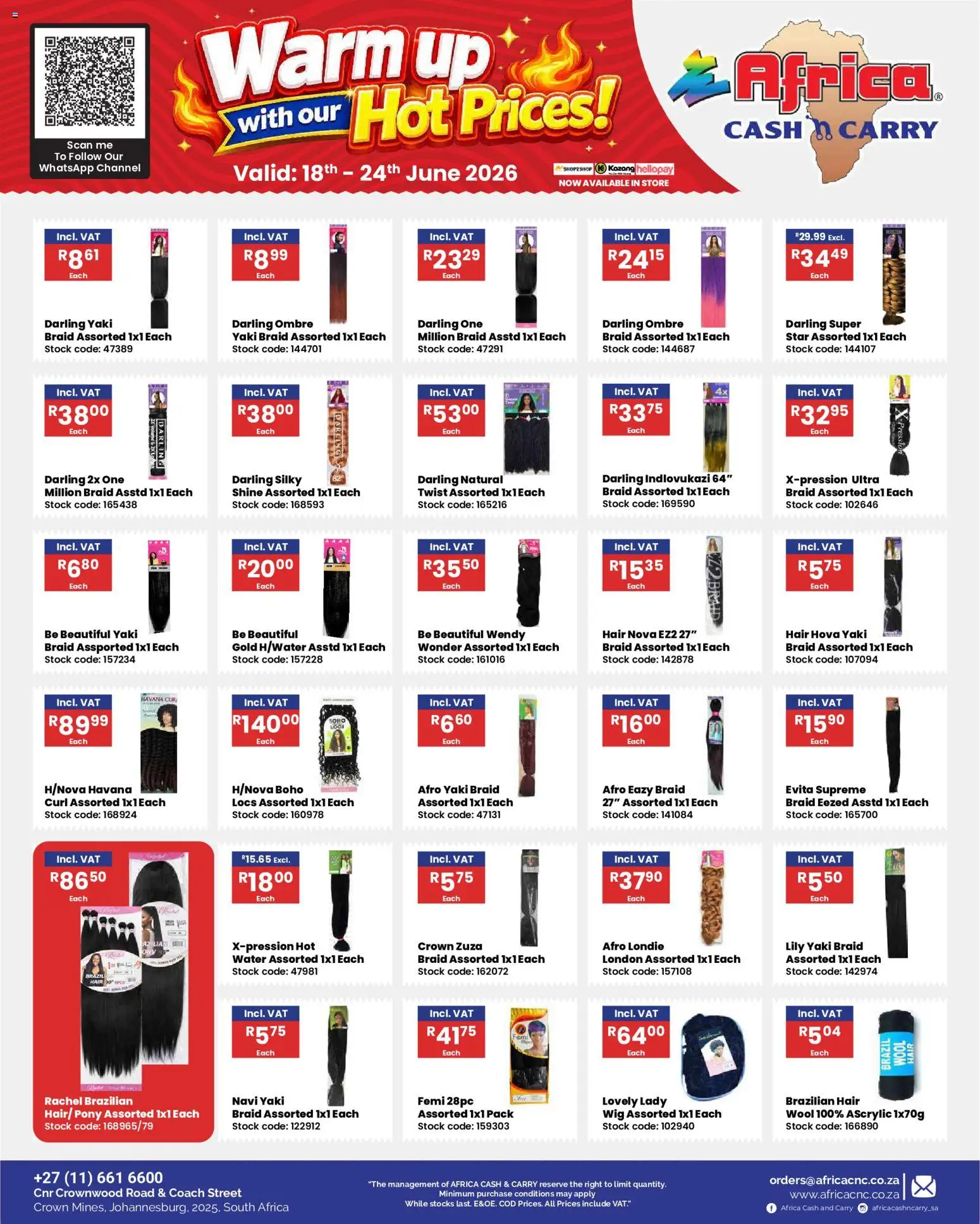 New Africa Cash & Carry catalogue – valid from 18.06.2026 | Page: 29