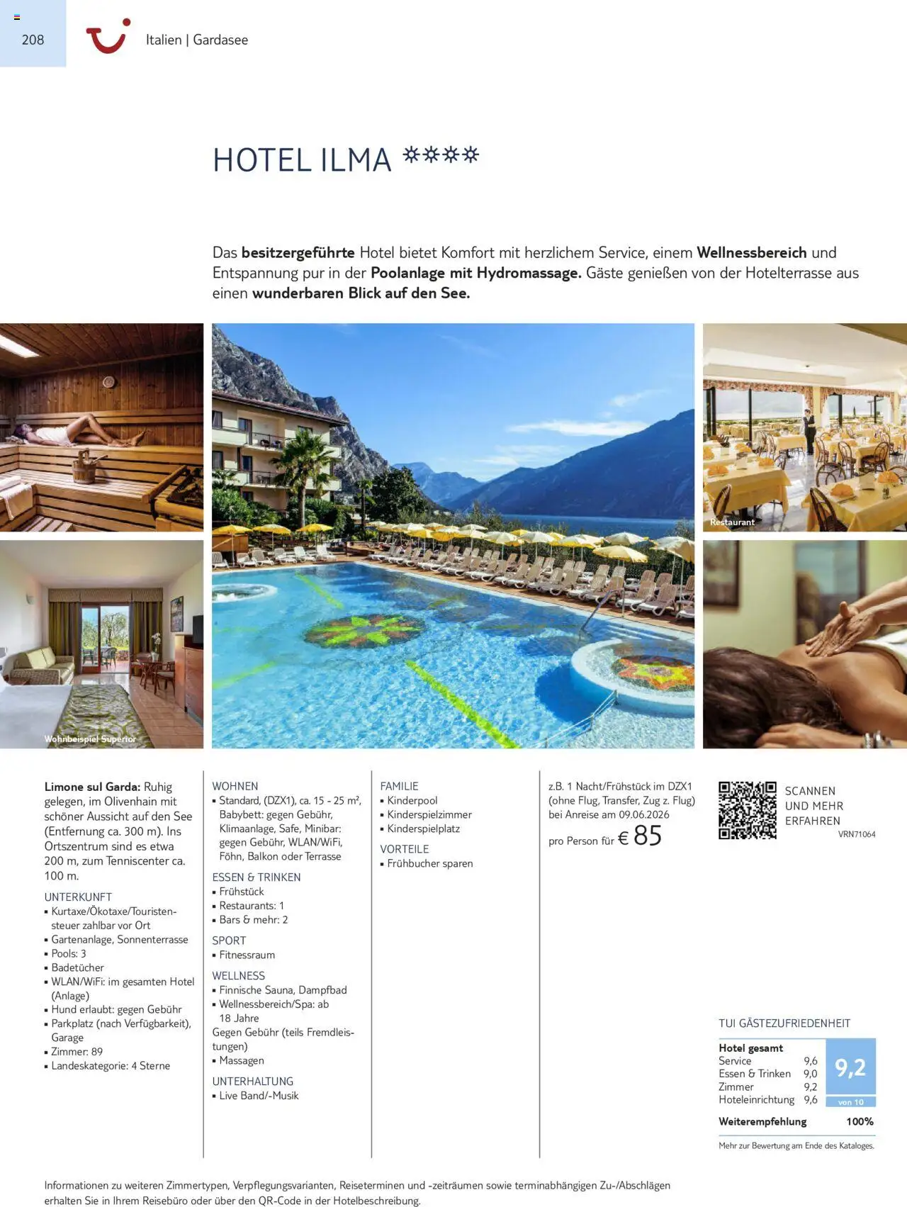 TUI Urlaub mit eigener Anreise 2025/26 – gültig ab 01.11.2025 | Seite: 208 | Produkte: Babybett
