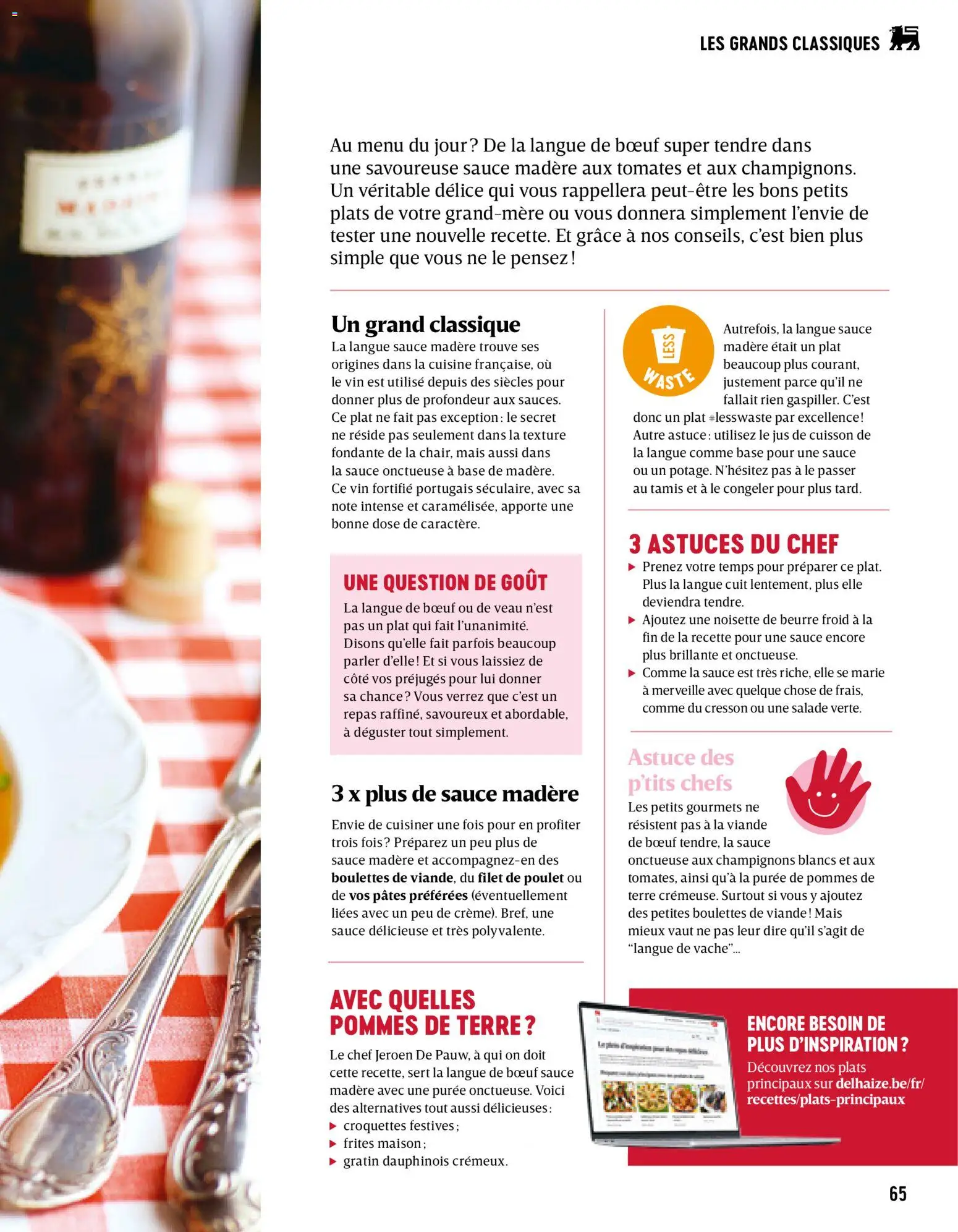 {H1} | Pagina: 65 | Producten: Salade, La, Filet, Champignons