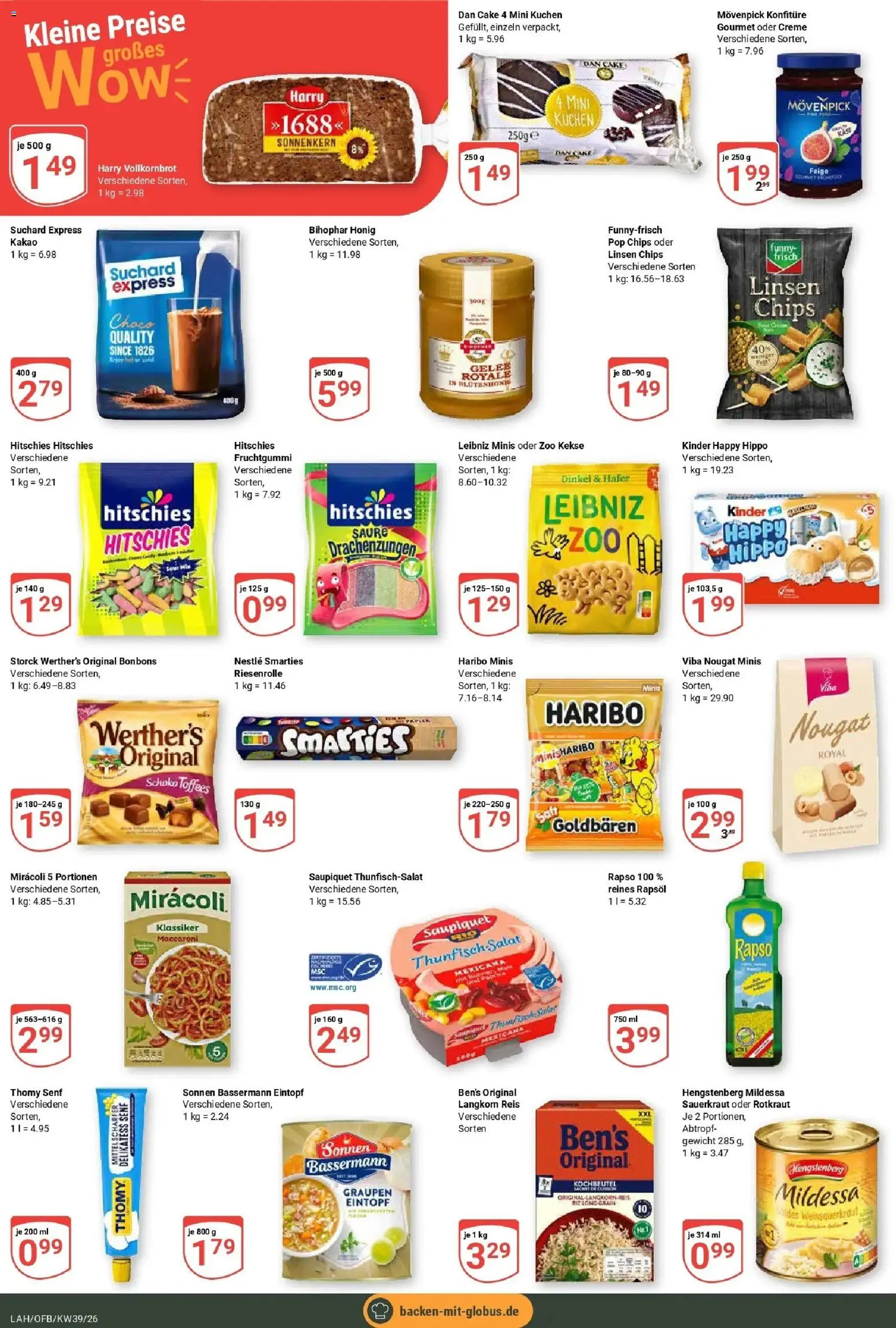 Globus Prospekt Lahnstein (ab 21.09.2026) » Angebote online | Seite: 7 | Produkte: Rapsöl, Vollkornbrot, Funny frisch, Reis