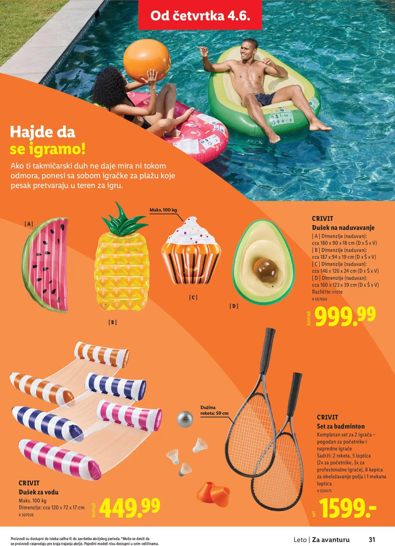 Lidl katalog - važi od 28.05.2026 | Strana: 31 | Proizvode: Dušek