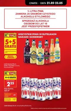 Pogląd oferty "GARAGE I SOMERSBY, Piwa w butelkach Garage i Somersby" - ważna od 21.05.2026 | Strona: 15