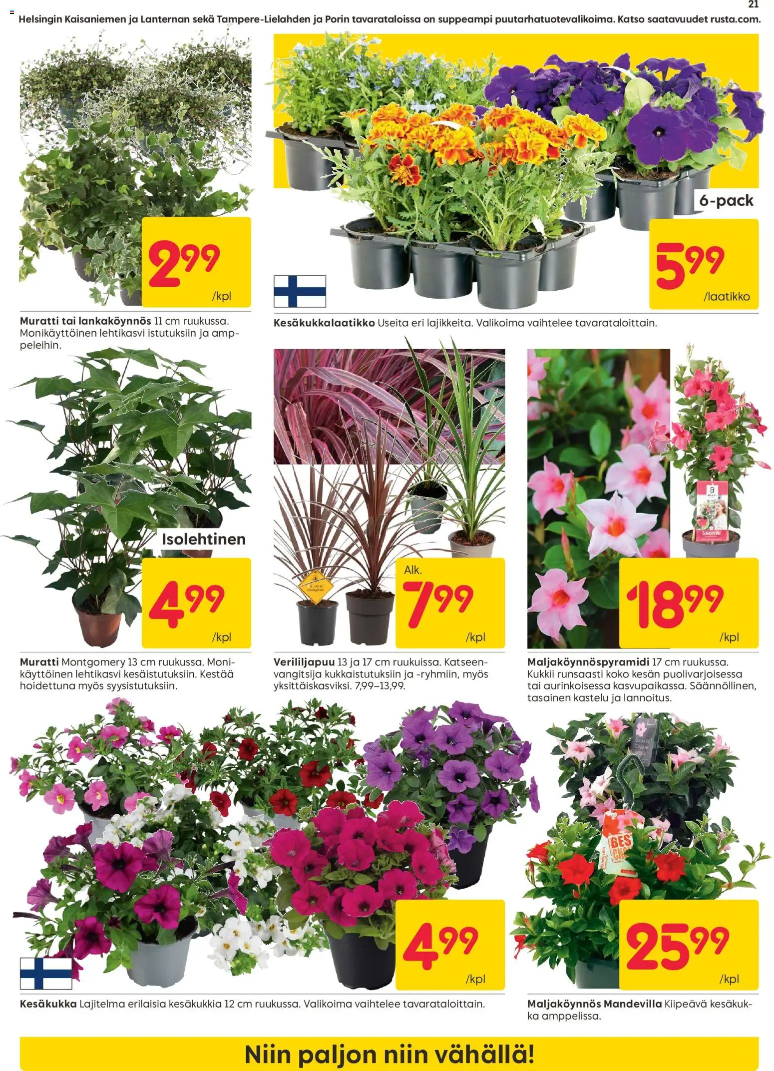 Rusta tarjoukset – voimassa 18.05.2026 alkaen | Sivu: 21
