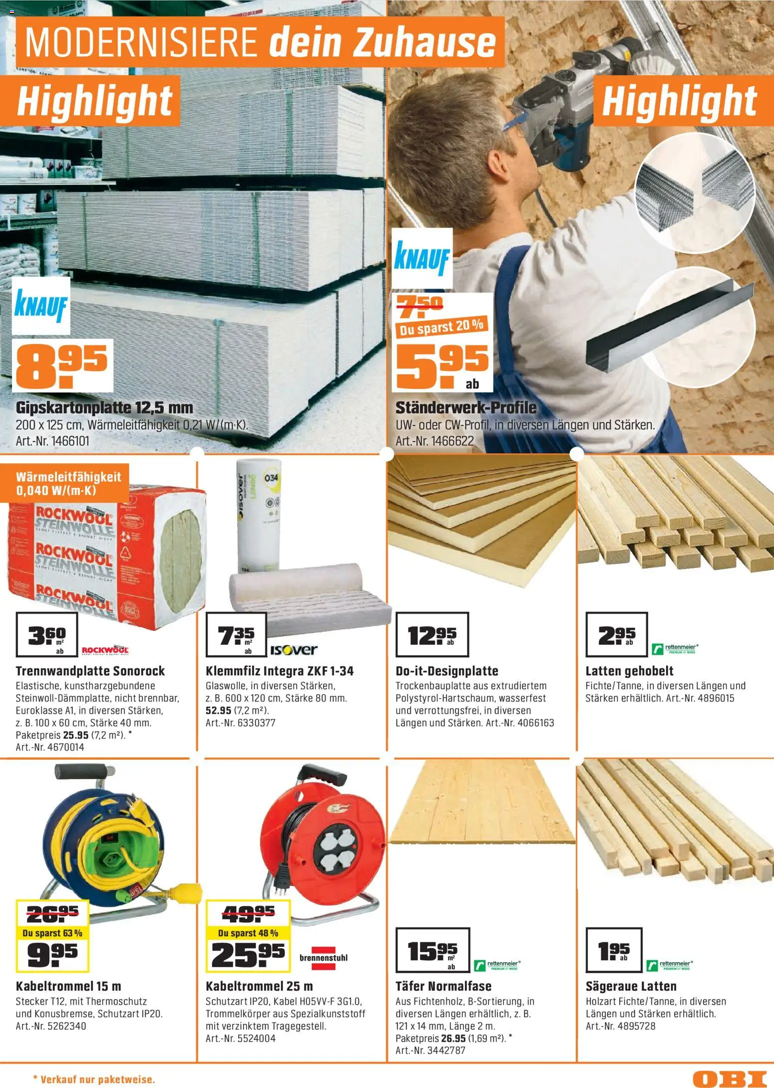OBI - ALLES MACHBAR. BIBERSTARKE ANGEBOTE. – gültig ab 16.06.2026 | Seite: 11 | Produkte: Kabel