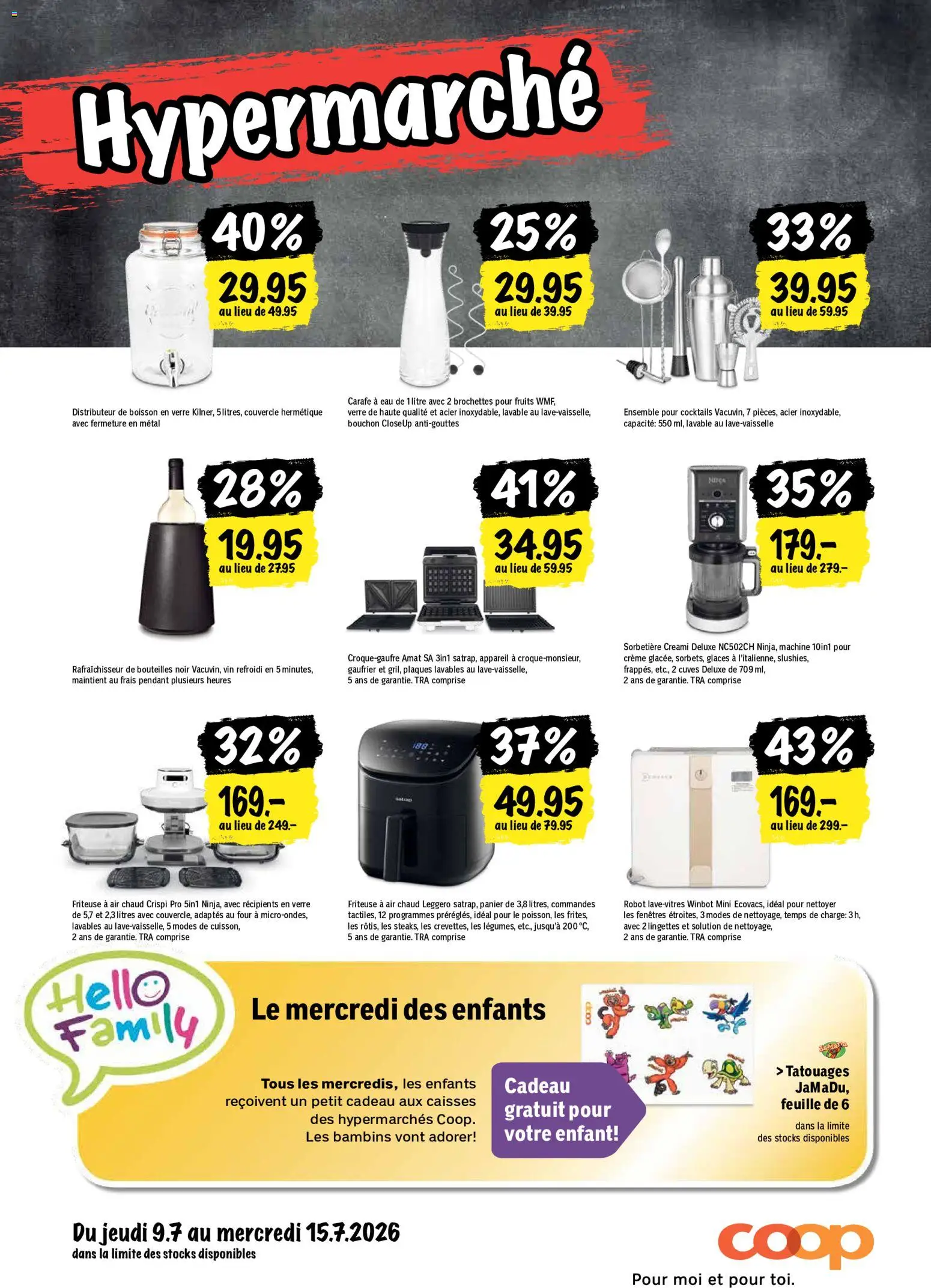 Coop aktionen FR – gültig ab 09.07.2026 | Seite: 24 | Produkte: Friteuse, Creme
