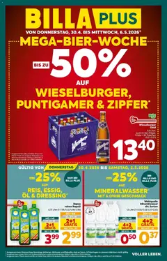 Billa Plus Flugblatt - Burgenland ab 30.04.2026 gültig