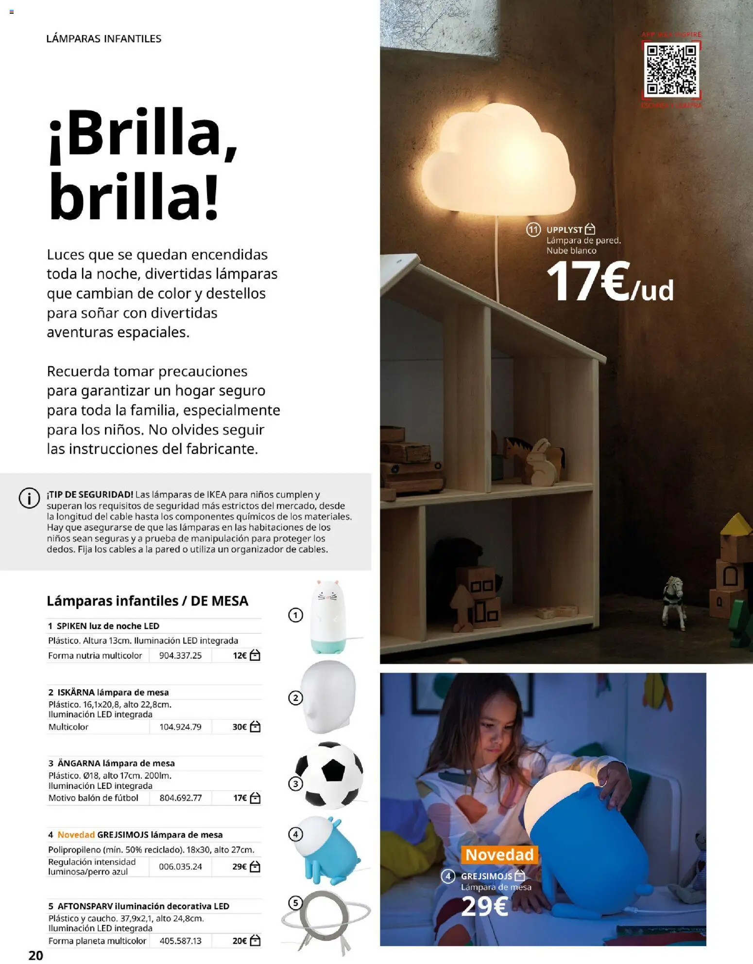 Catálogo IKEA Iluminación y hogar inteligente │ válido desde el 06.03.2026 | Página: 20 | Productos: Organizador, Cable, Mesa, Lámpara