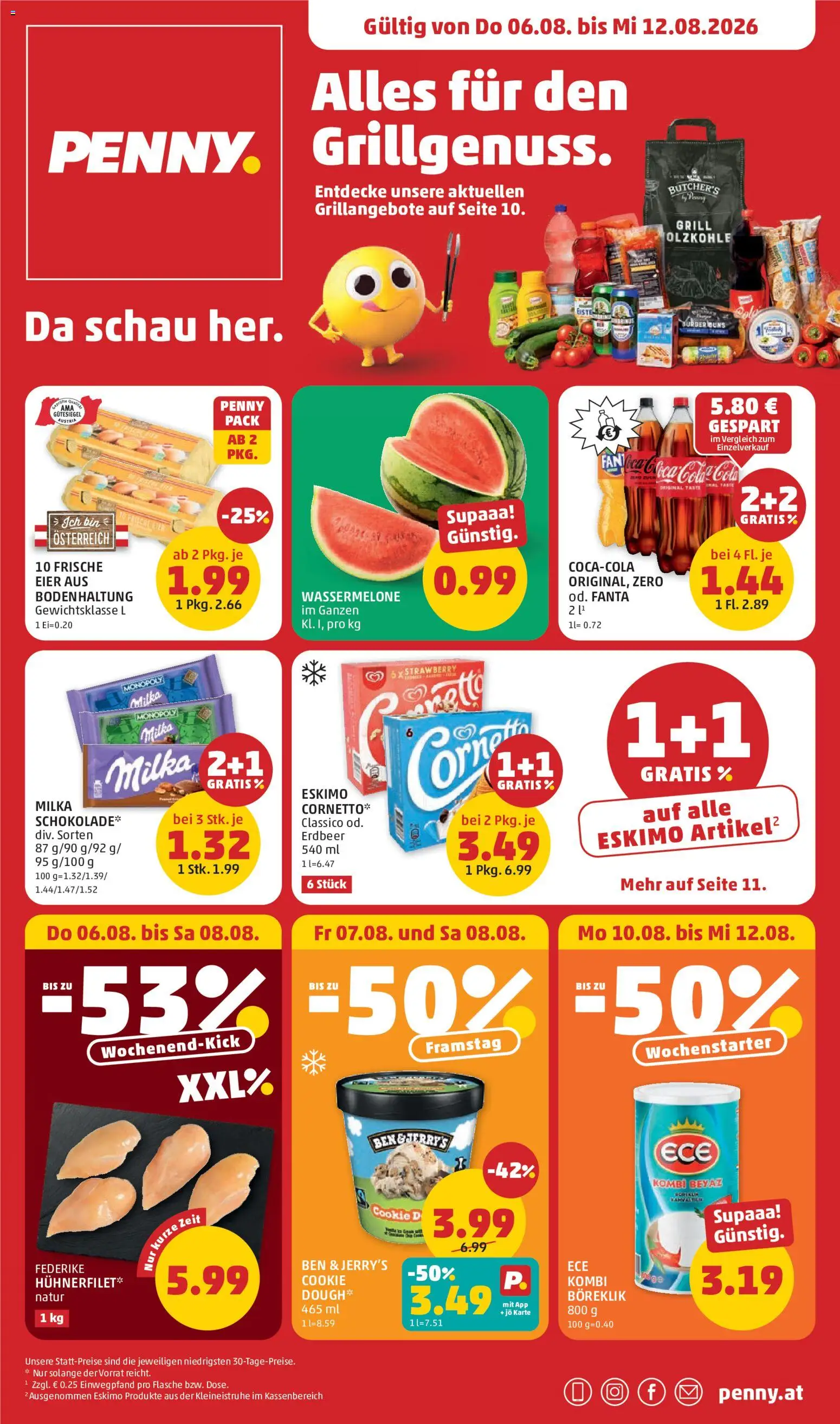 Penny Markt - Flugblatt gültig ab 06.08.2026 | Seite: 1