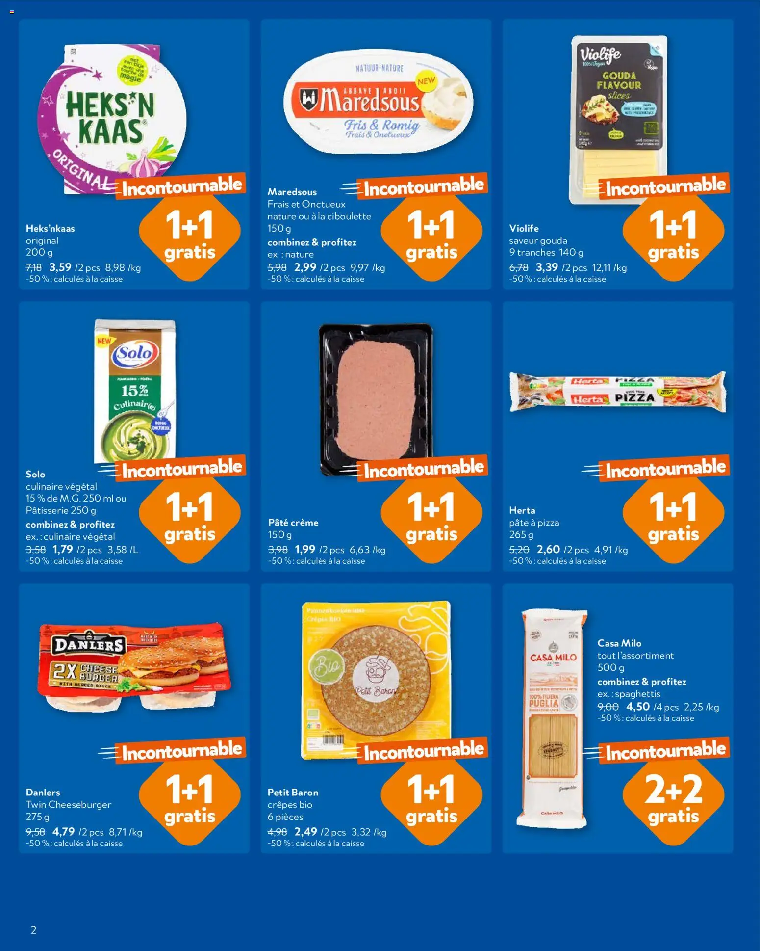 {H1} | Pagina: 2 | Producten: Gouda, La, Pâté, Crème