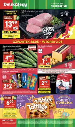 Pogląd oferty "Delikatesy Centrum gazetka - Sklepy Własne" - ważna od 28.05.2026