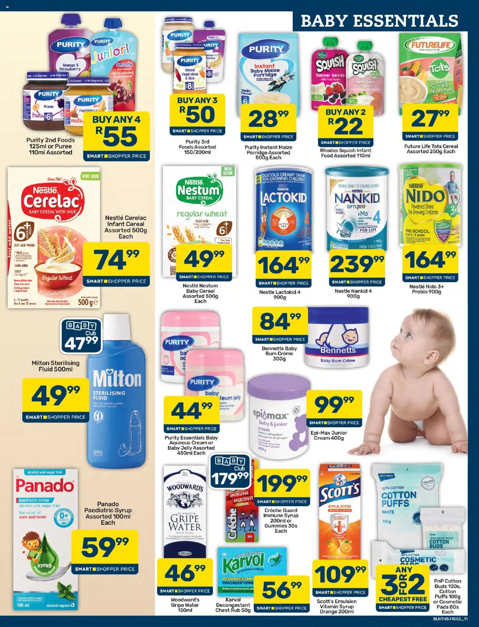 New Pick n Pay catalogue – valid from 24/07/2026 | Page: 11 | Products: Buns, Milk, Foundation, Rice