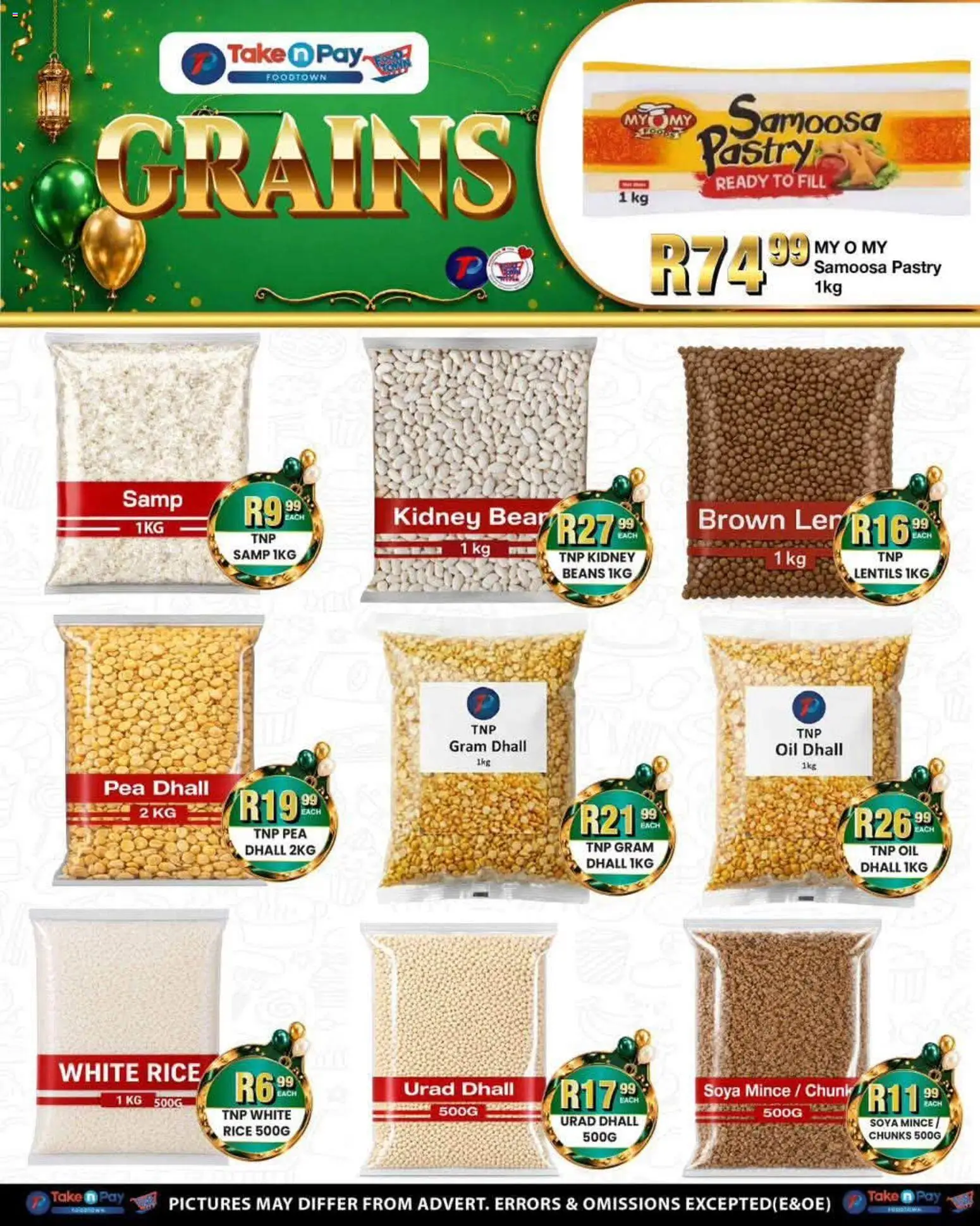 New Take n Pay catalogue – valid from 31/08/2026 | Page: 7 | Products: Oil, Soya mince, Pastry, Pea