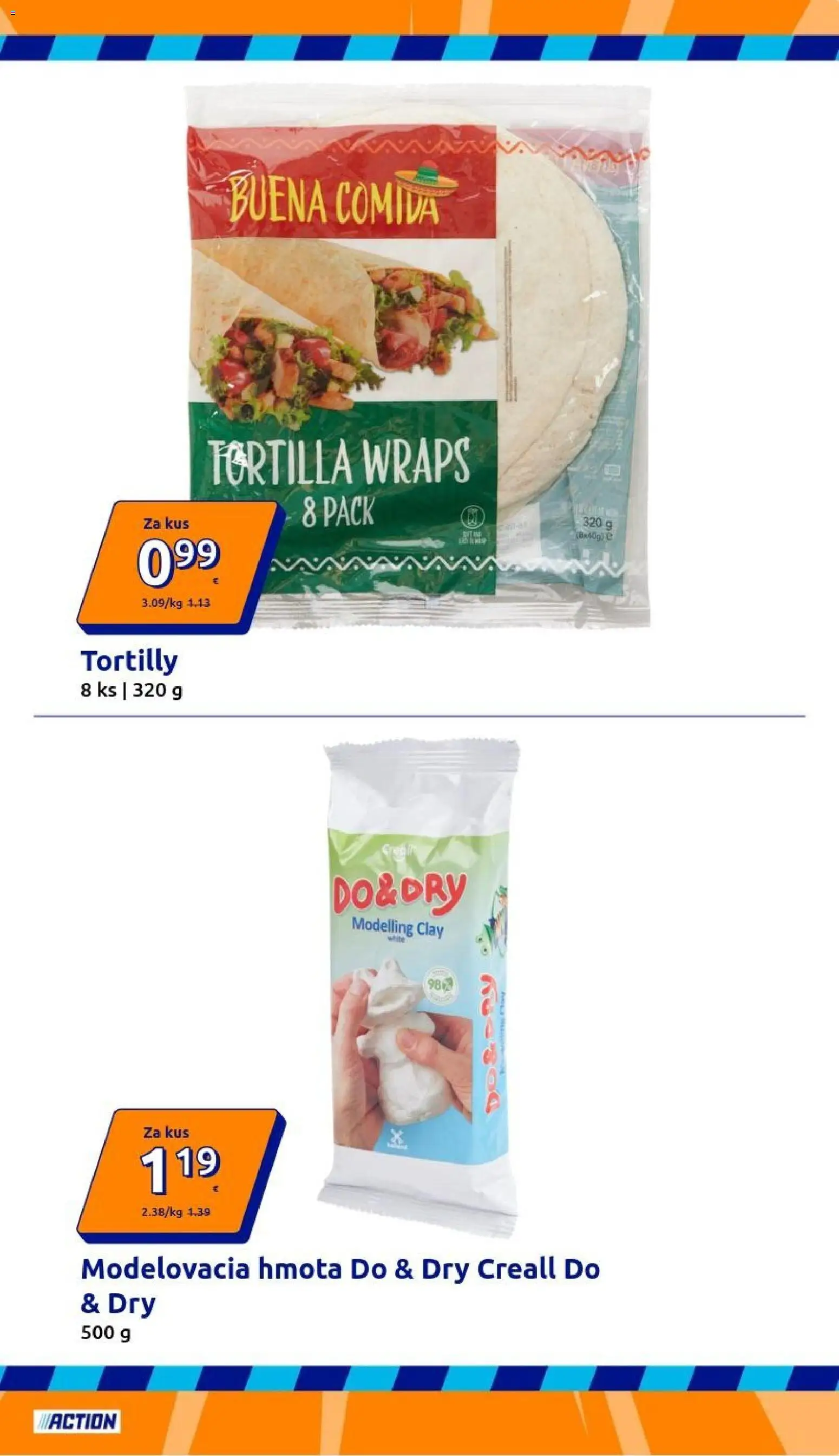 Nové Action akcie – leták je platný od 23.09.2026 | Strana: 13 | Produkty: Tortilla, Tortilly