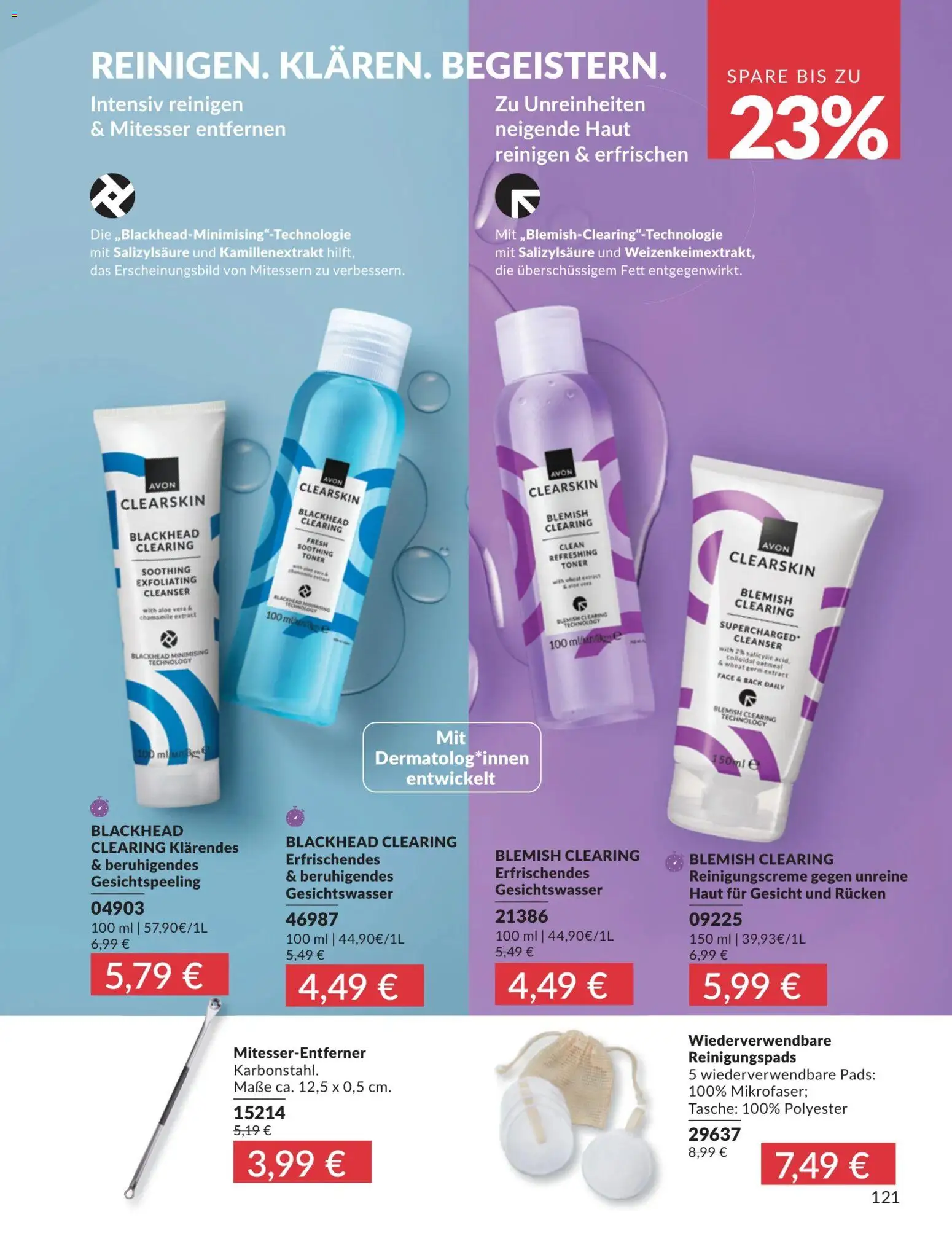 AVON Katalog Juli 2026 – gültig ab 01.07.2026 | Seite: 121 | Produkte: Tasche, Toner