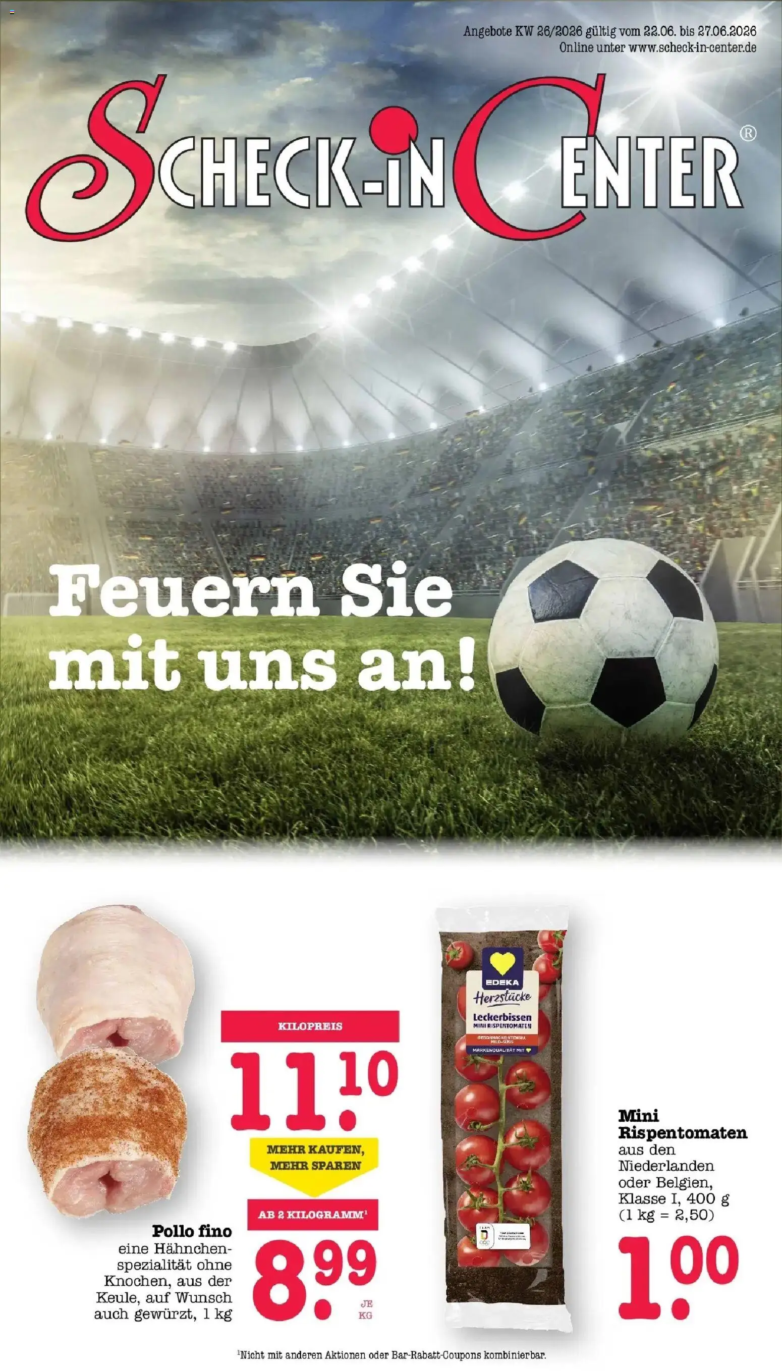 Edeka prospekt Bühlertal – gültig ab 22.06.2026 | Seite: 1 | Produkte: Hahnchen