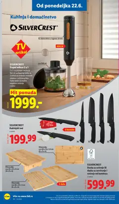 SILVERCREST, Daska za sečenje ili, daska za serviranje i, sečenje od bambusa, 2 dela - pregled Lidl kataloga - važi od 18.06.2026 | Strana: 86
