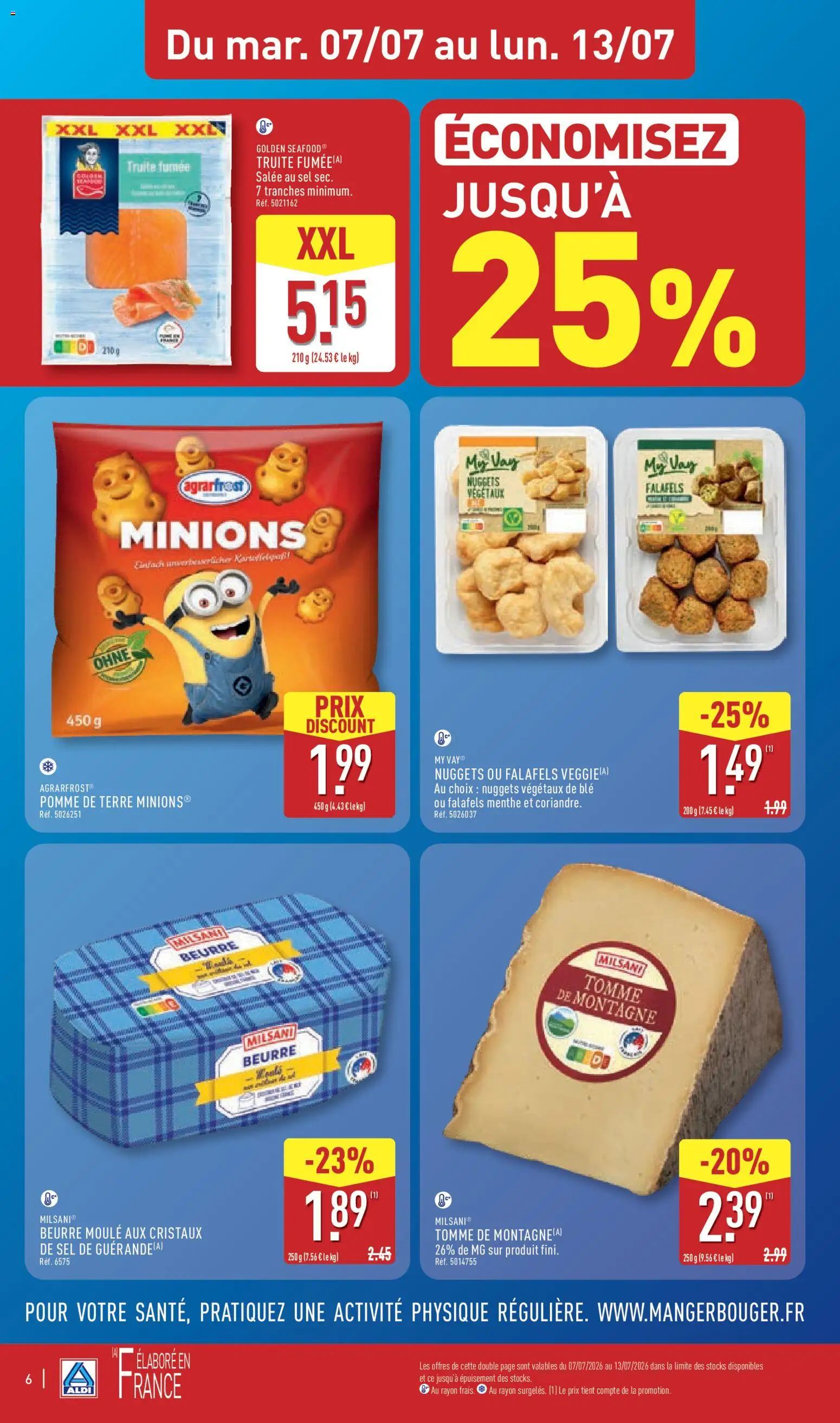 {H1} | Page: 8 | Produits: Menthe, Pomme, Pomme de terre, Beurre
