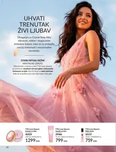 TTA Love Quartz Mini miris, A small bottle of fragrance. - pregled AVON kataloga - važi od 01.06.2026 | Strana: 82 | Proizvode: Miris, Krema, Maska, Krema za telo