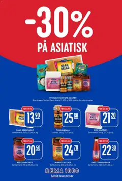 Forhåndsvisning av Rema 1000 kundeavis gyldig fra 21/09/2026 | Side: 11 | Produkter: Brød, Mango, Red curry, Teriyaki