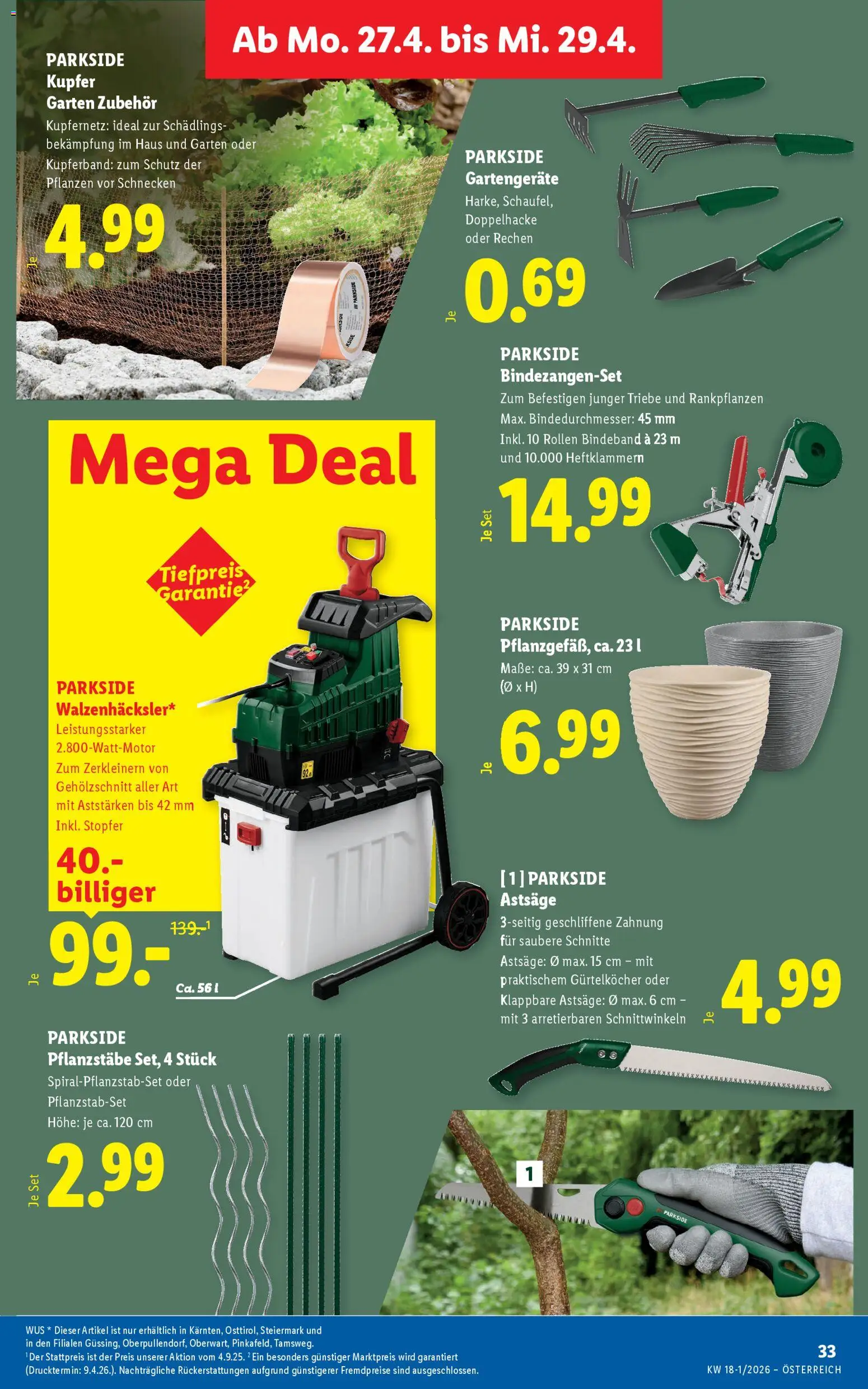 Lidl Flugblatt - Oberpullendorf, Güssing, Oberwart gültig ab 23.04.2026 | Seite: 38