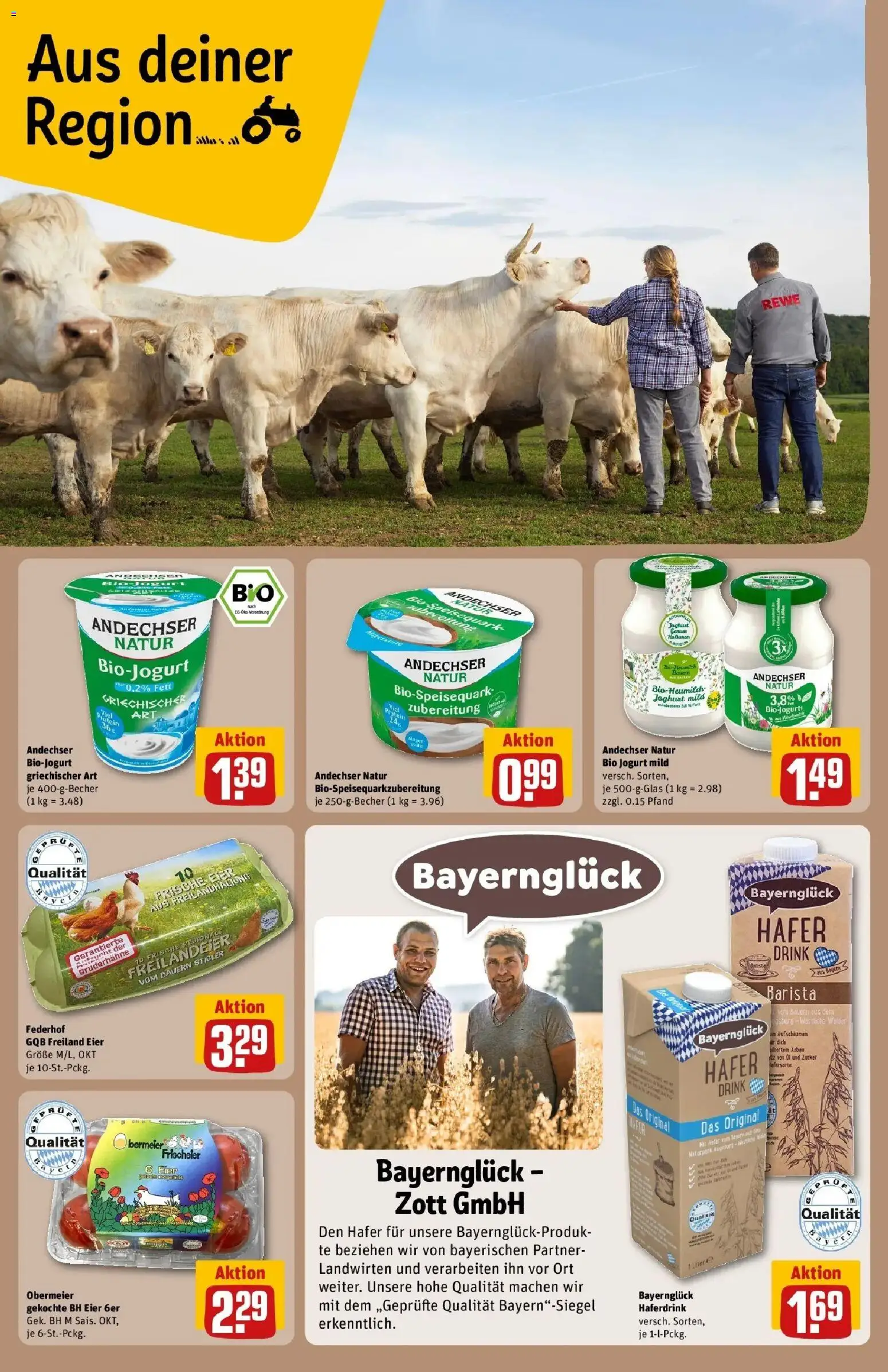 REWE Prospekt ab 26.10.2026 zum Blättern » Angebote | Seite: 26 | Produkte: Eier, Haferdrink, Zucker, BH
