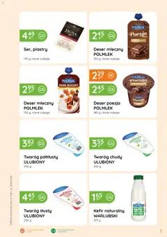 Pogląd oferty "Eurocash gazetka - Oferta Handlowa" - ważna od 07.05.2026 | Strona: 3 | Produkty: Twaróg chudy, Twaróg półtłusty, Kefir, Kefir naturalny