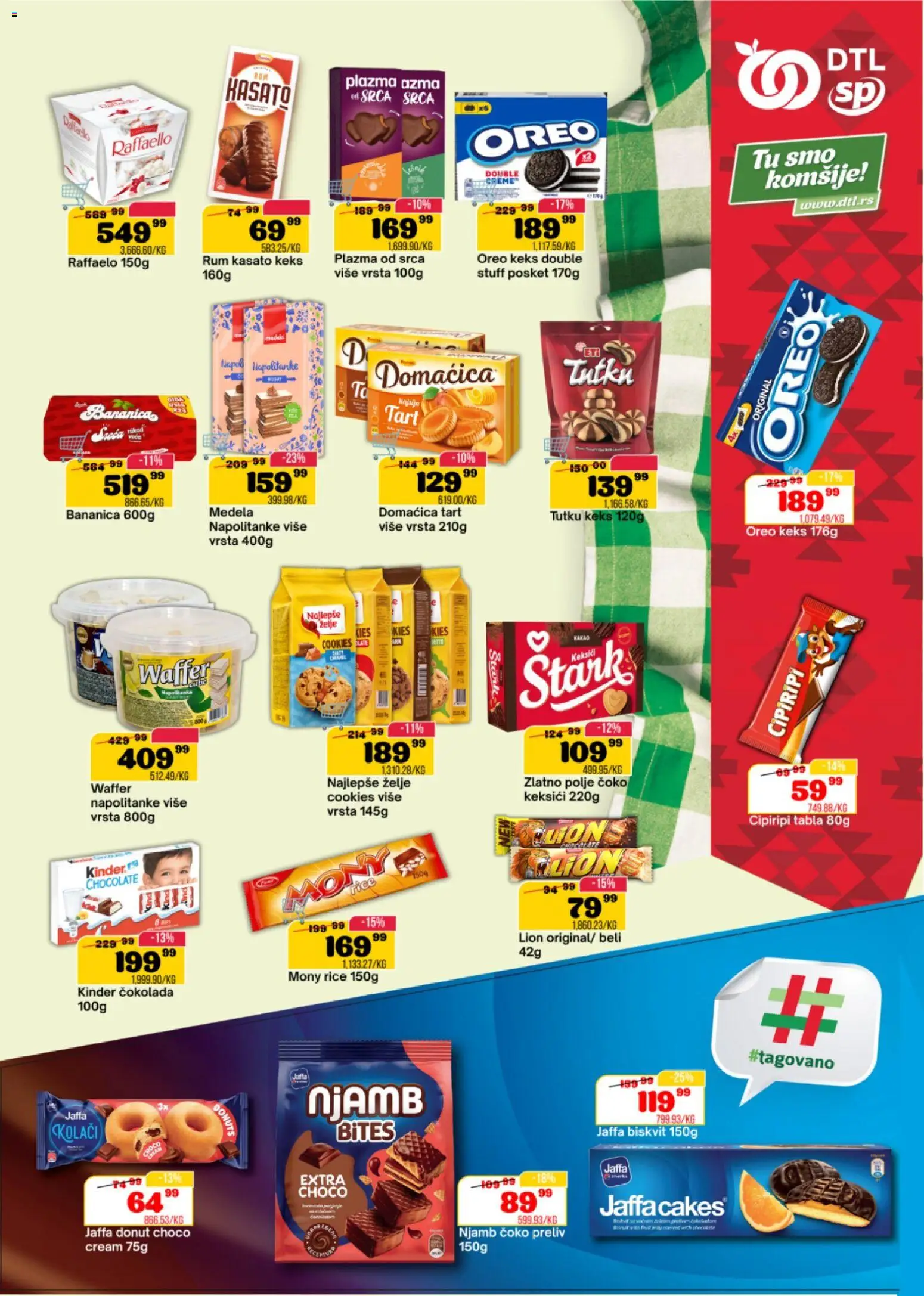 Senta Promet katalog - važi od 21.10.2026 | Strana: 11 | Proizvode: Raffaello, Plazma, Domaćica, Čokolada
